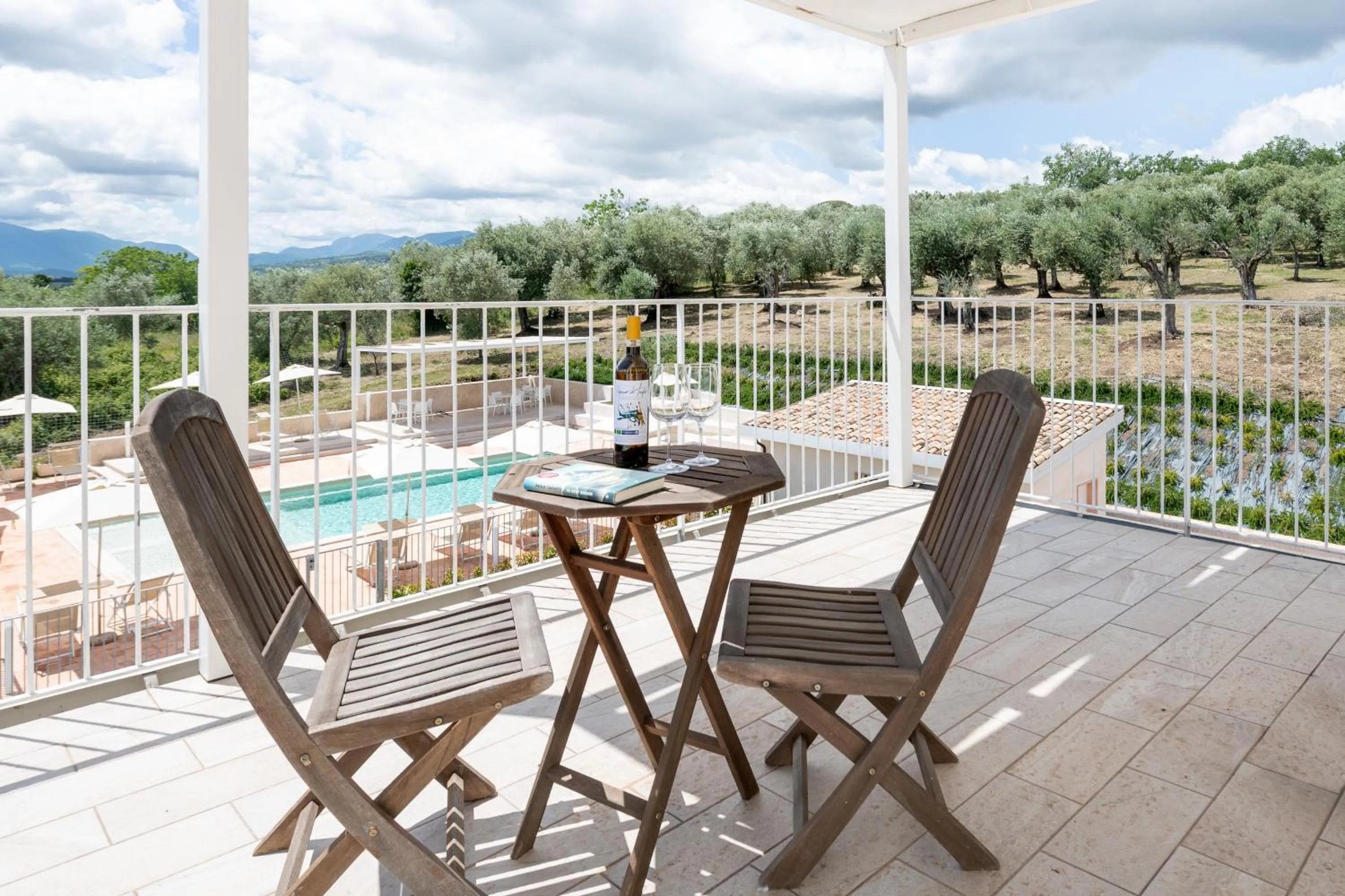 Balcony/Terrace in Agriturismo Le Masciare