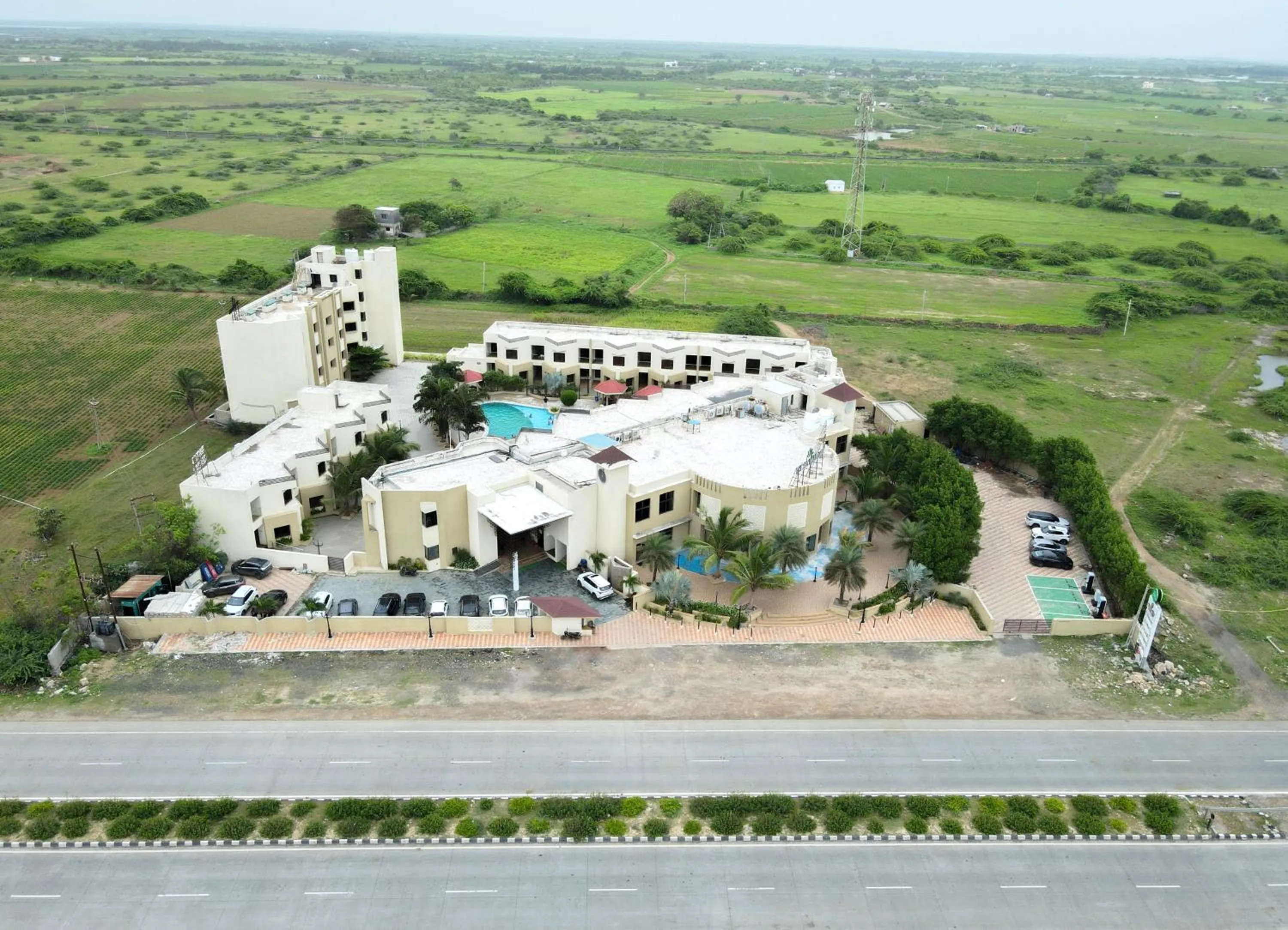 Bird's eye view in Bapu's Resort, Dwarka