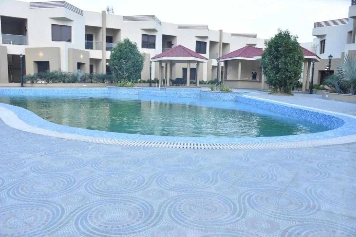 Swimming pool in Bapu's Resort, Dwarka