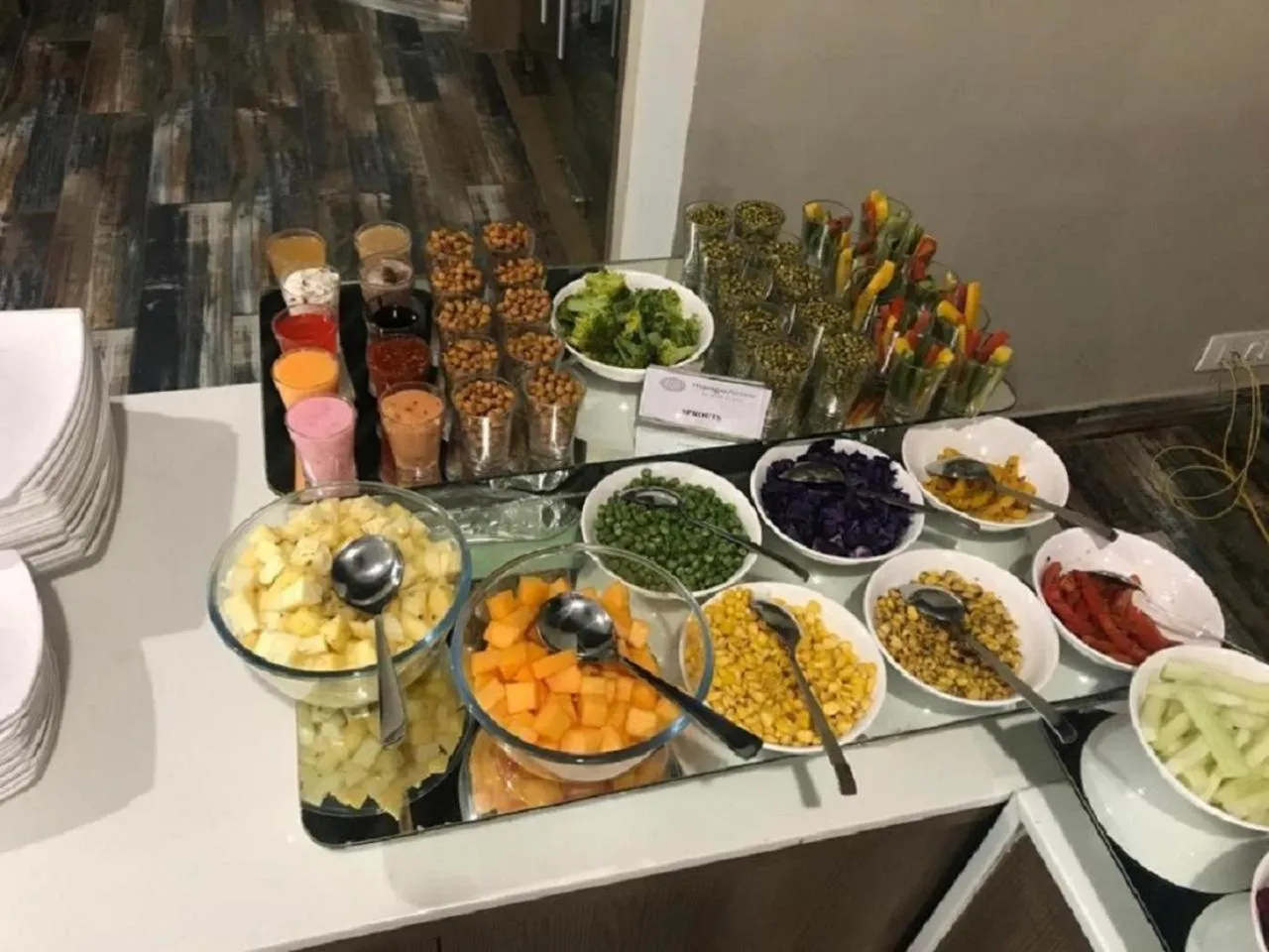 Food and drinks in Bapu's Resort, Dwarka