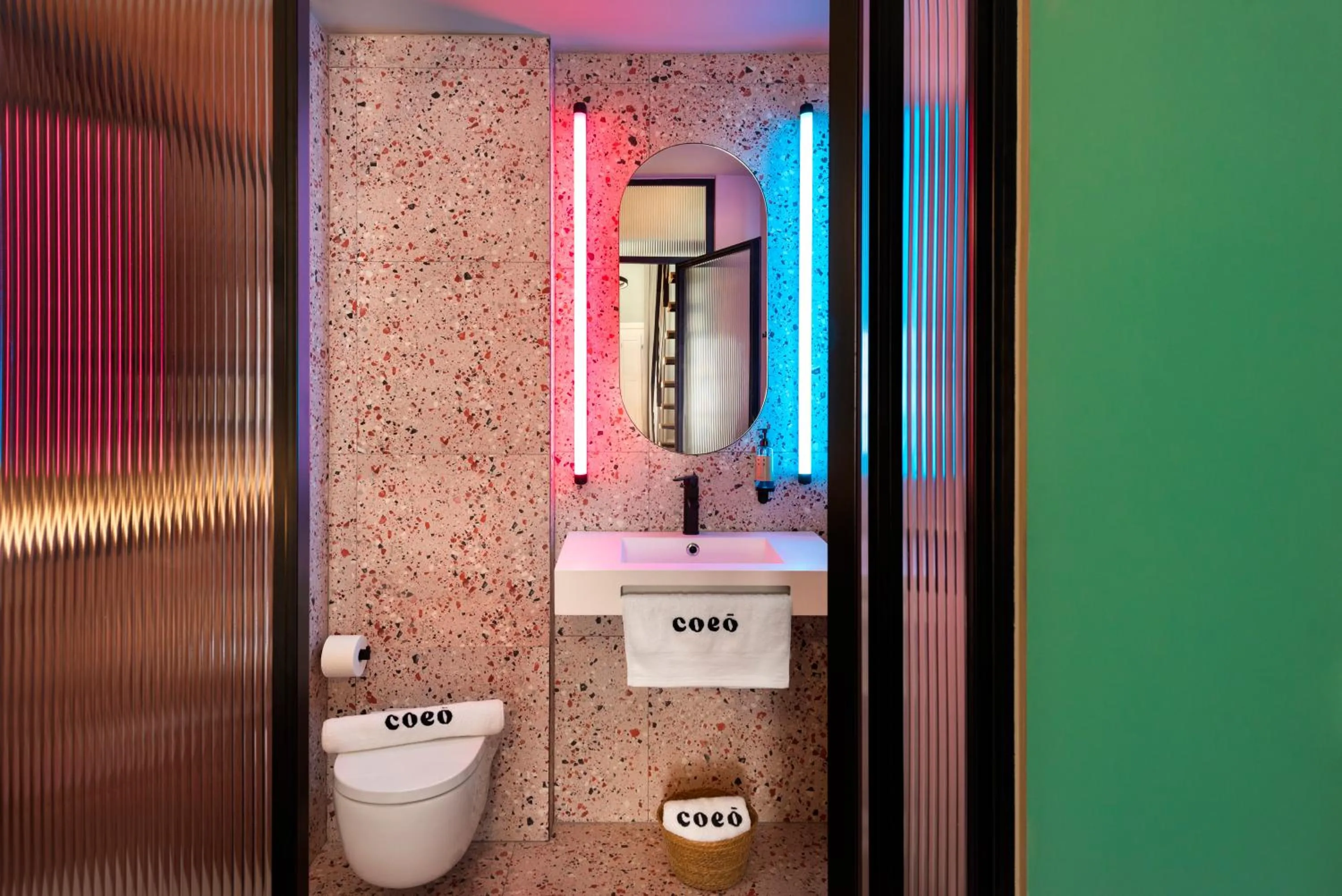 Shower in Coeo Peña Design Apartments