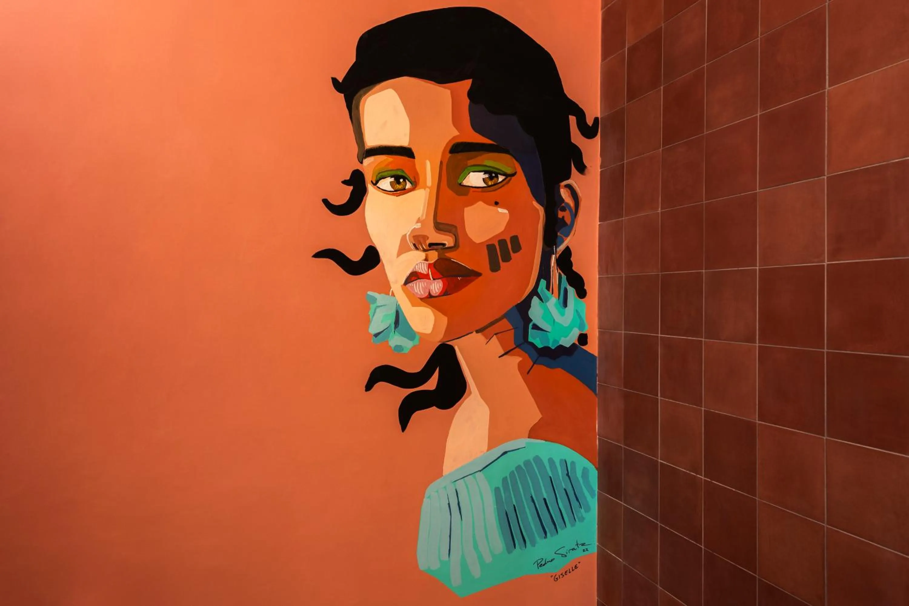 Decorative detail in Coeo Peña Design Apartments