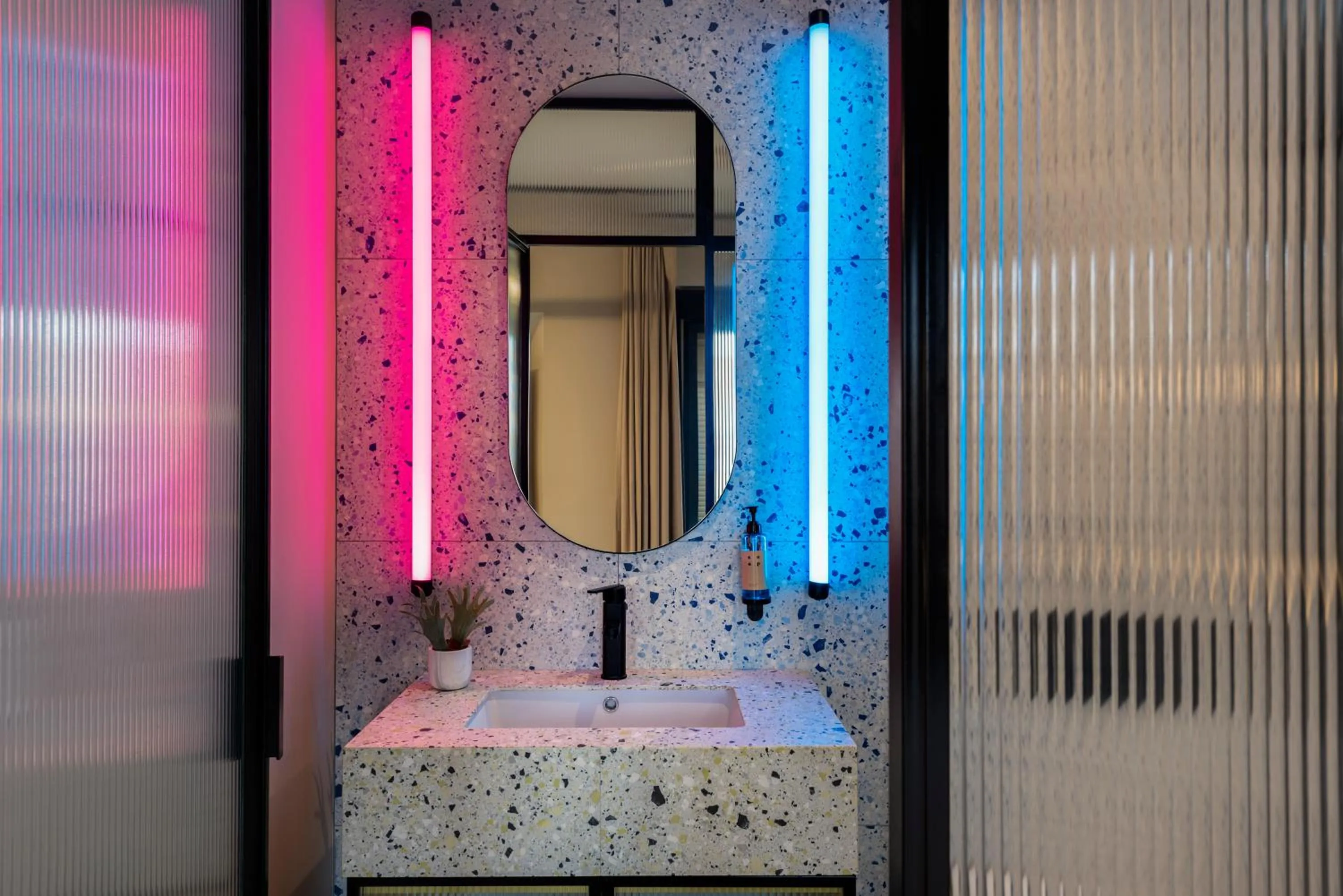 Shower in Coeo Peña Design Apartments