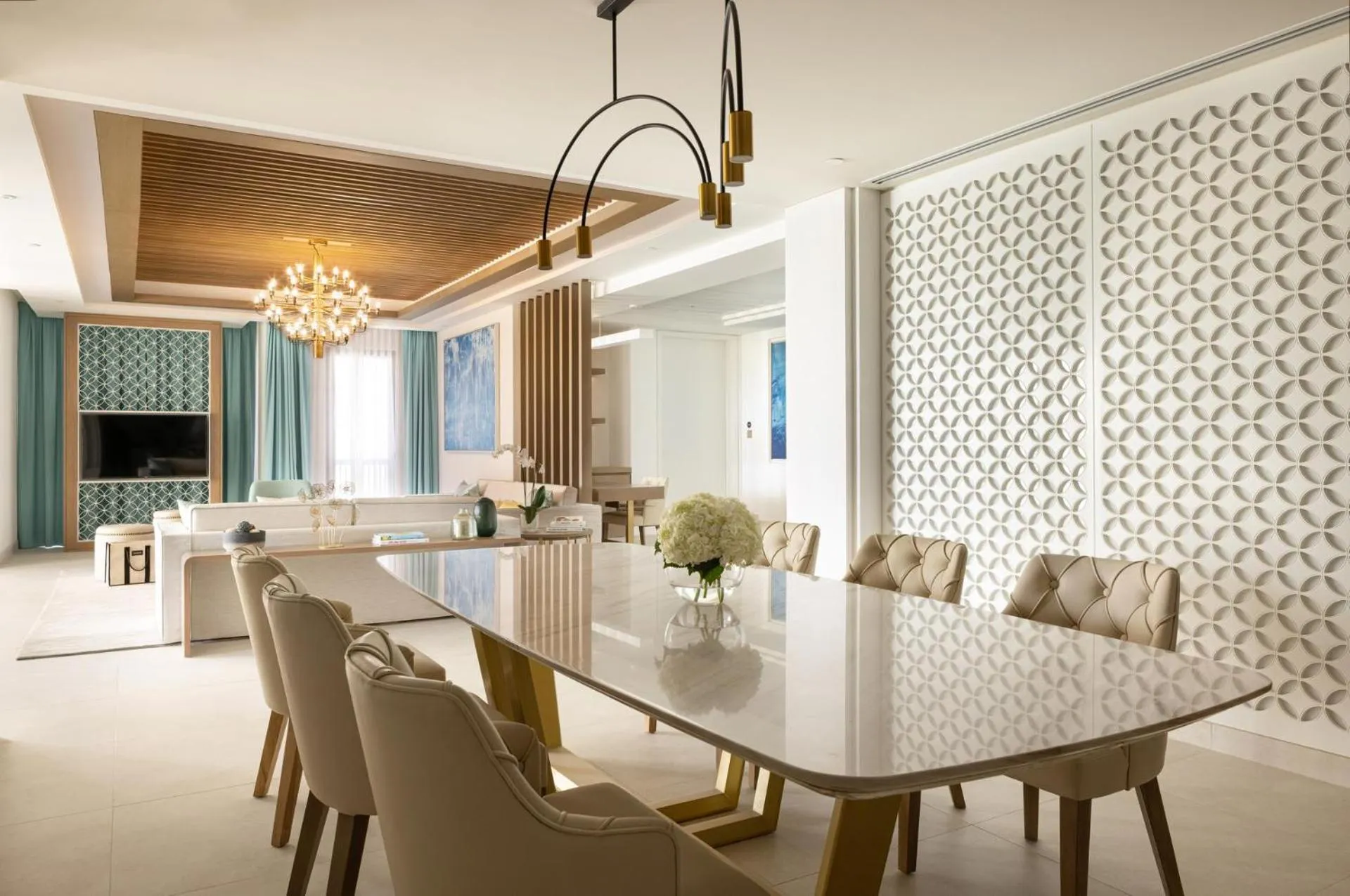 Dining area in Jumeirah Gulf of Bahrain