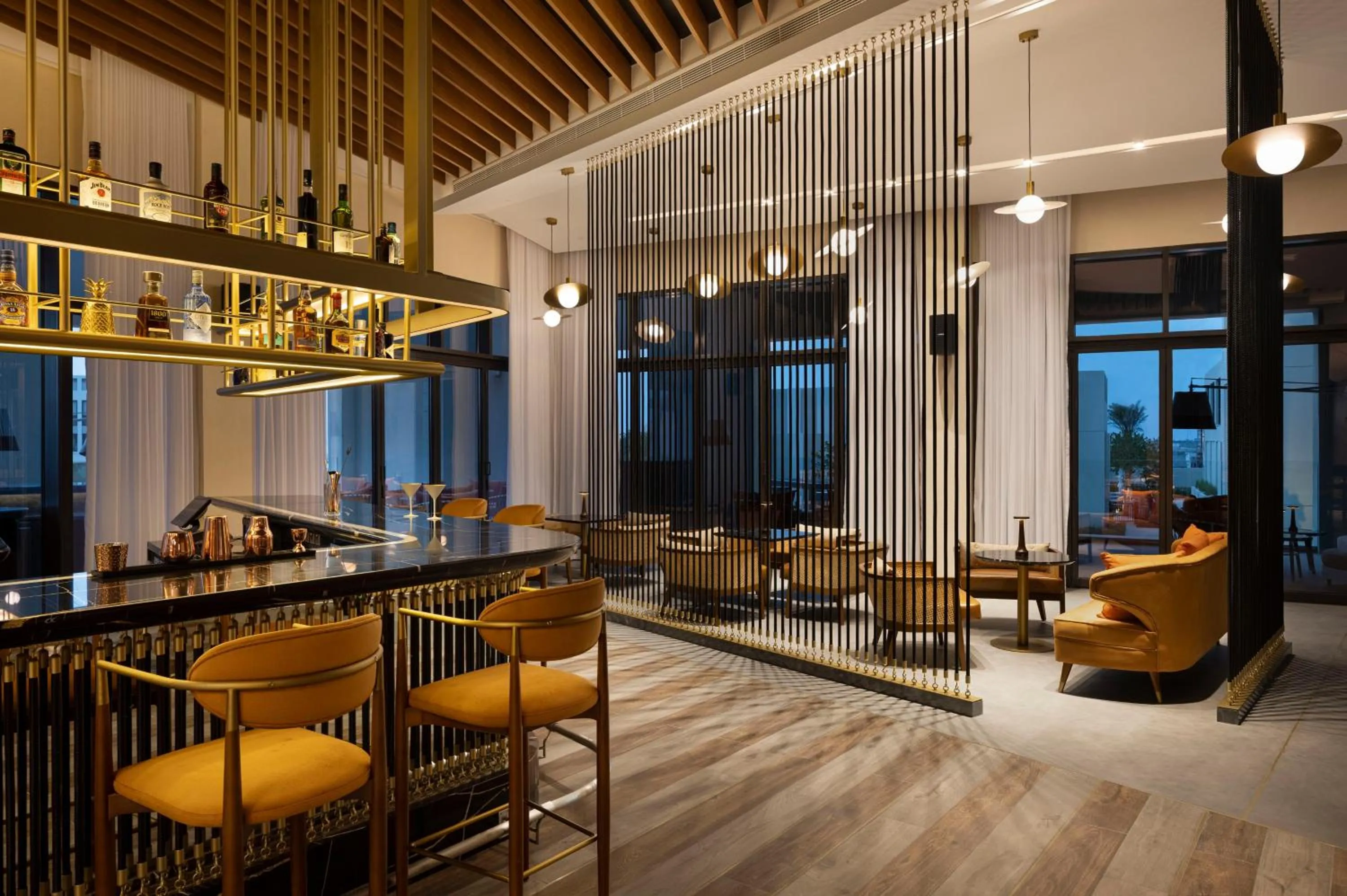 Lounge or bar in Jumeirah Gulf of Bahrain