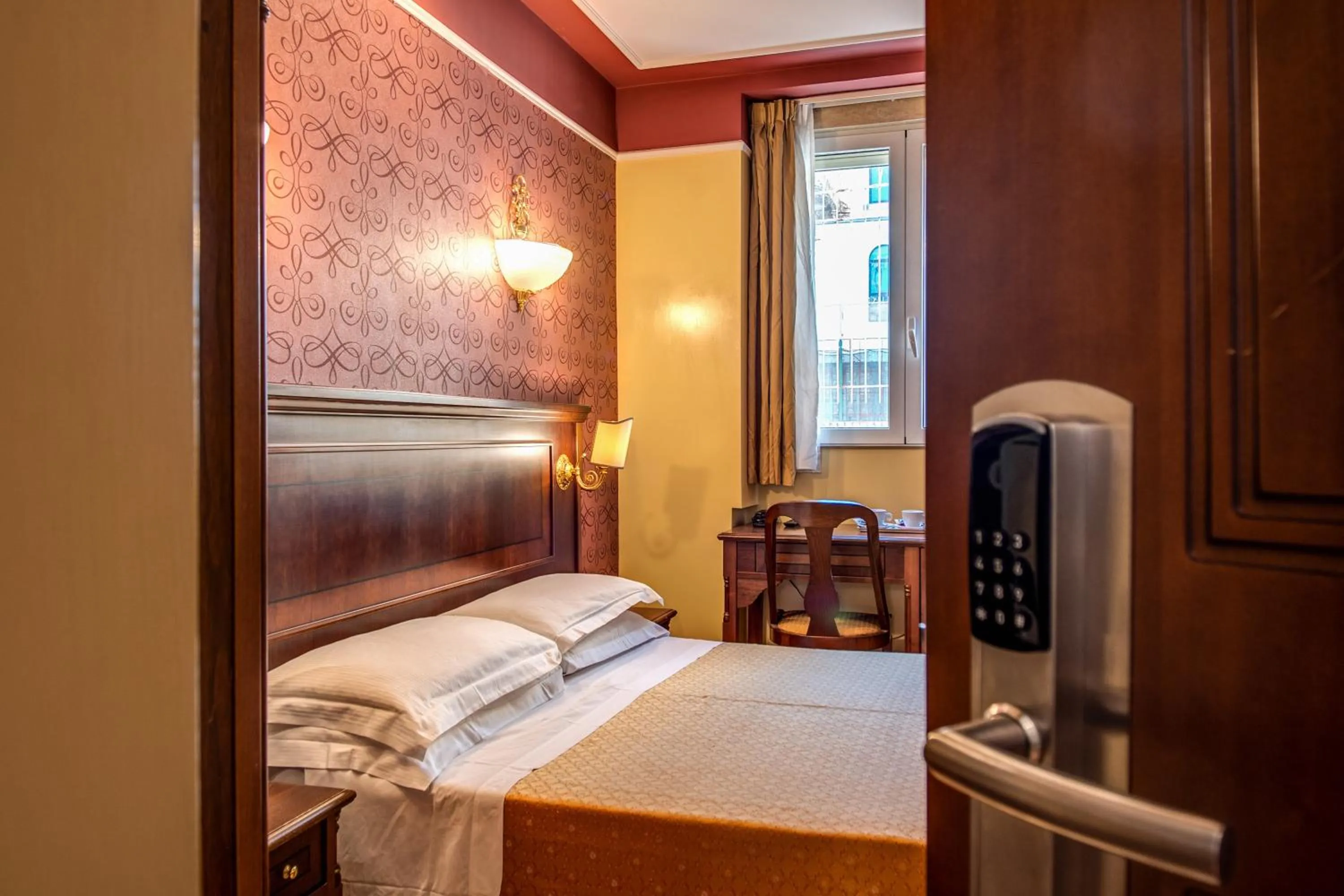 Bed in Hotel Aurelius