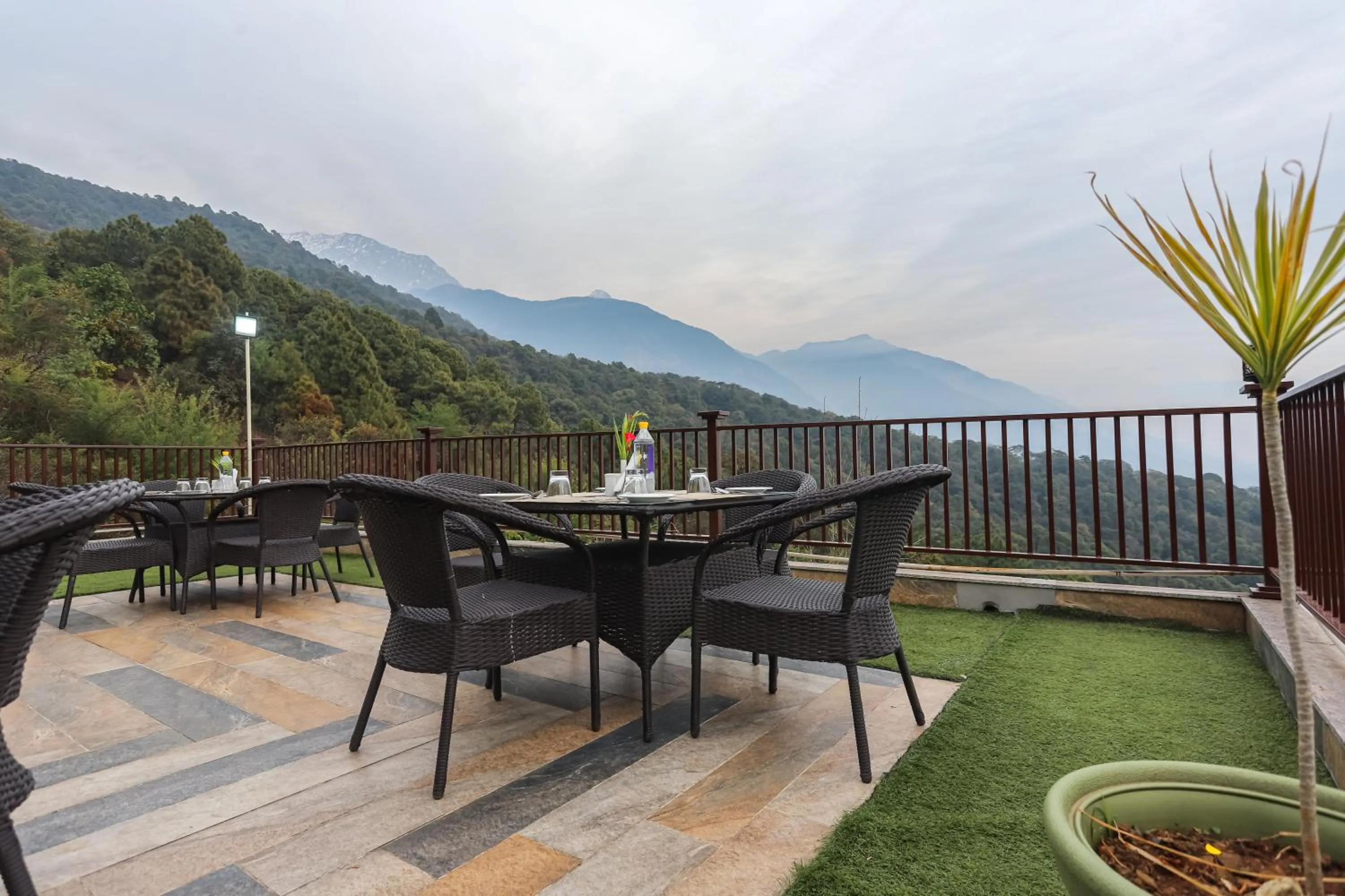 Balcony/Terrace in Regenta Resort Exotica Dharamshala on Hilltop
