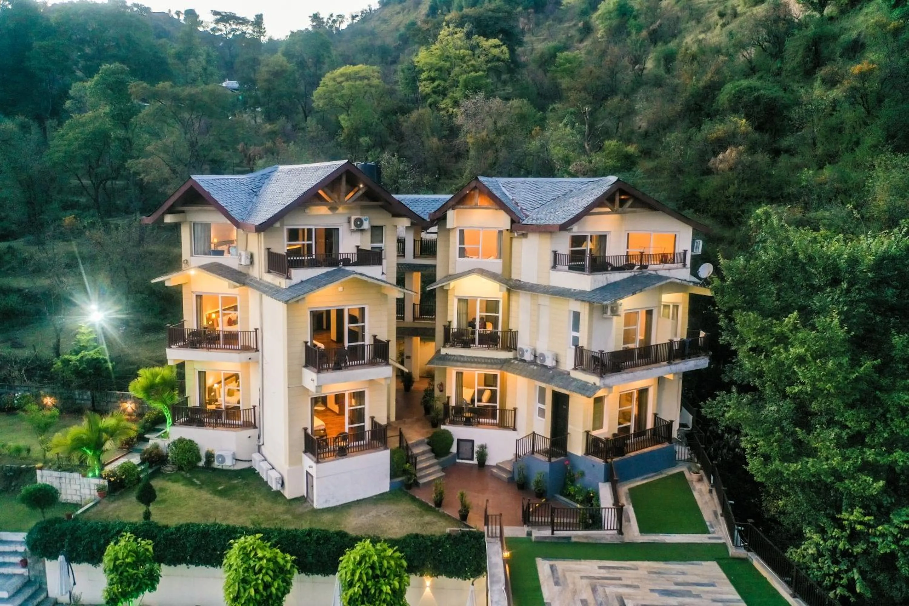 Property building in Regenta Resort Exotica Dharamshala on Hilltop