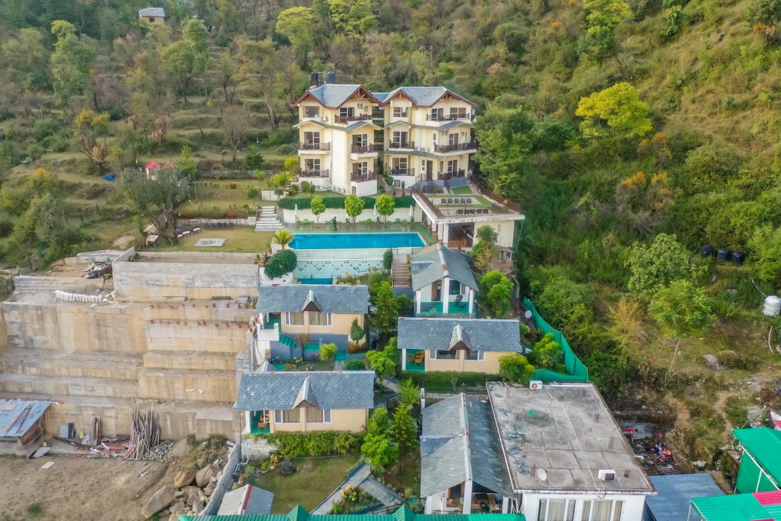 Property building in Regenta Resort Exotica Dharamshala on Hilltop