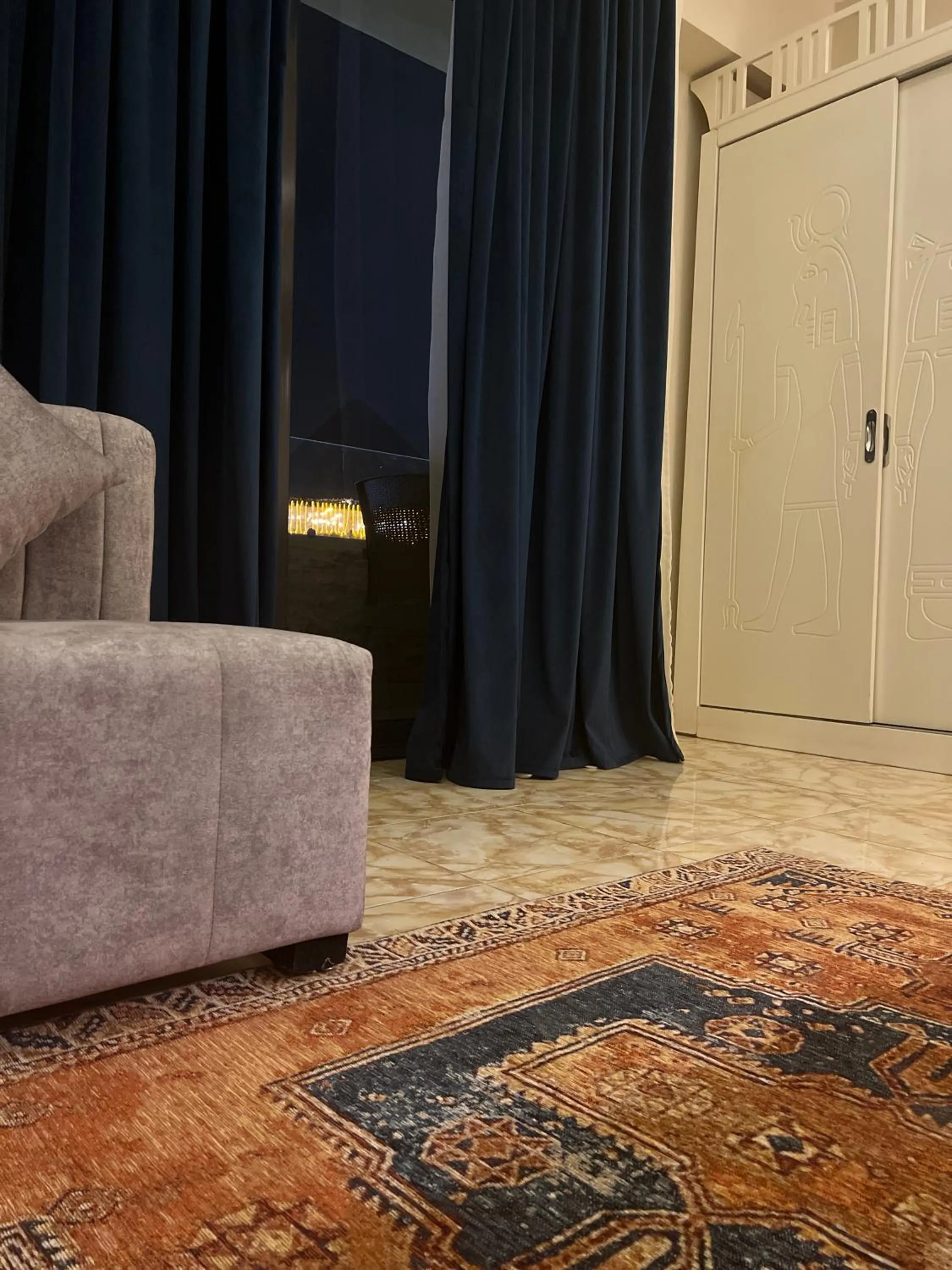 Seating area in Pyramids top success result