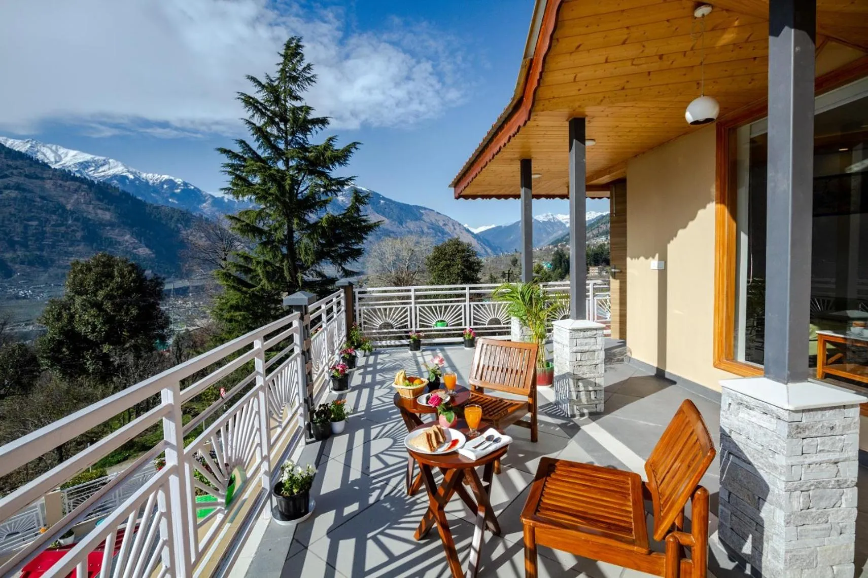 Balcony/Terrace in Anand Vardhan Resorts