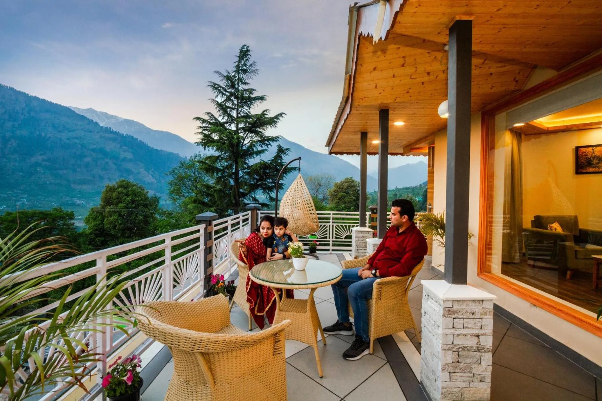 View (from property/room) in Anand Vardhan Resorts