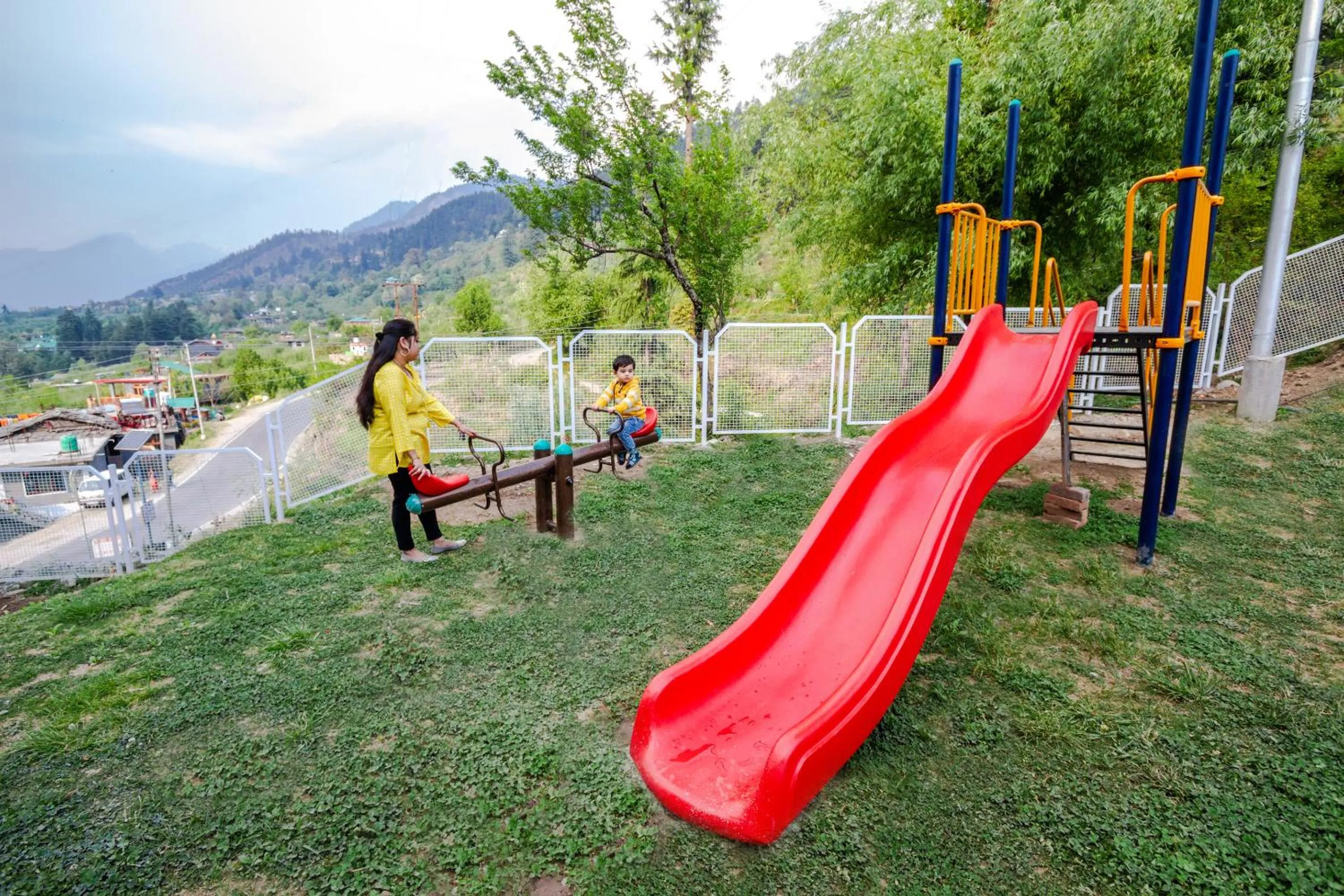 Children play ground in Anand Vardhan Resorts