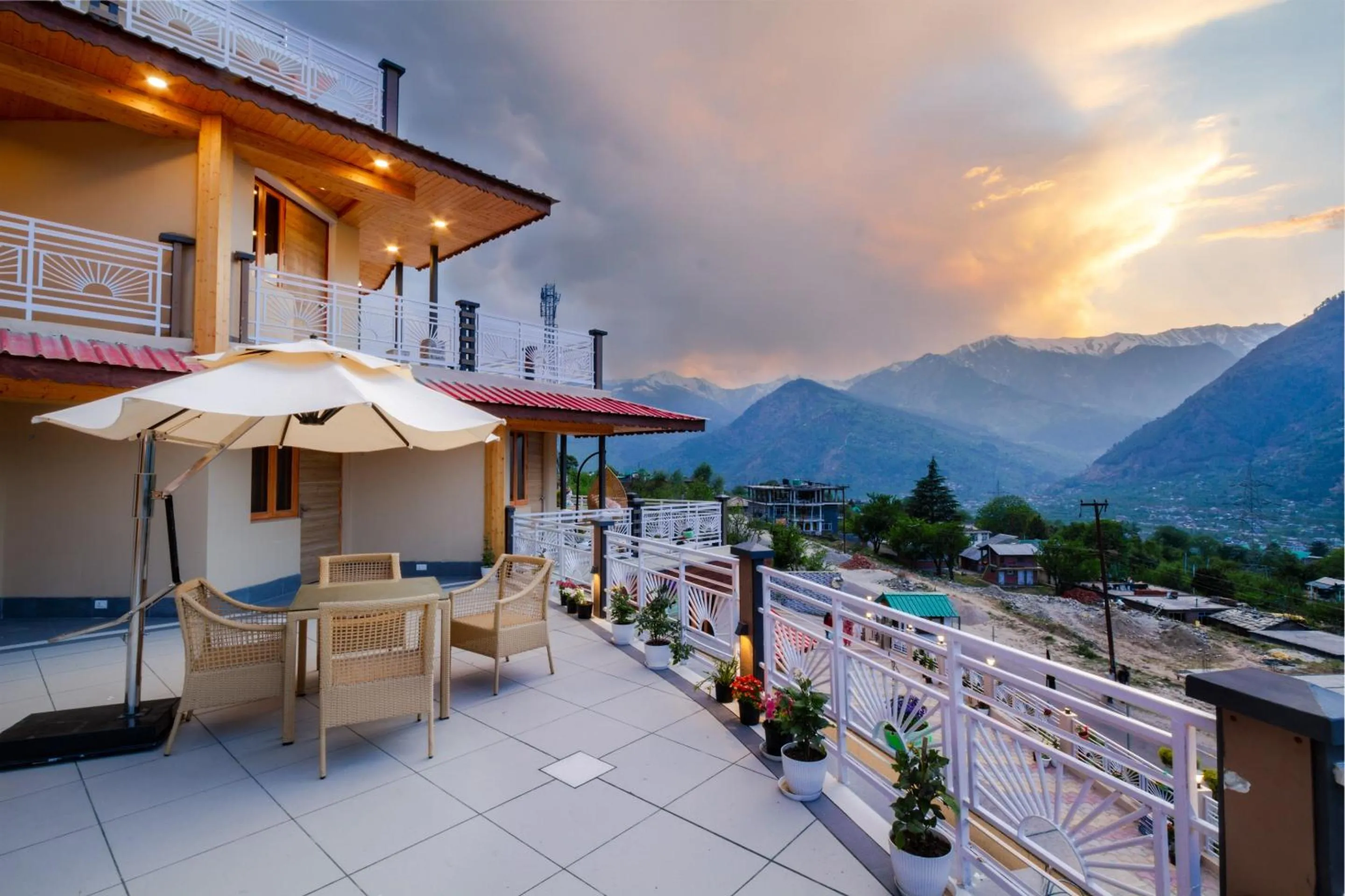Balcony/Terrace in Anand Vardhan Resorts
