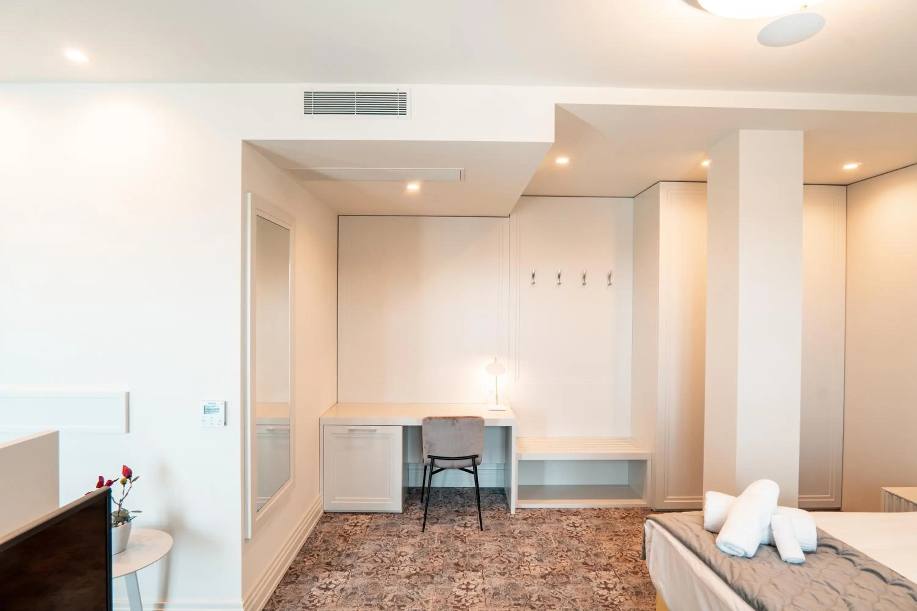 Bed in VIZUALIZA Residence Hotel