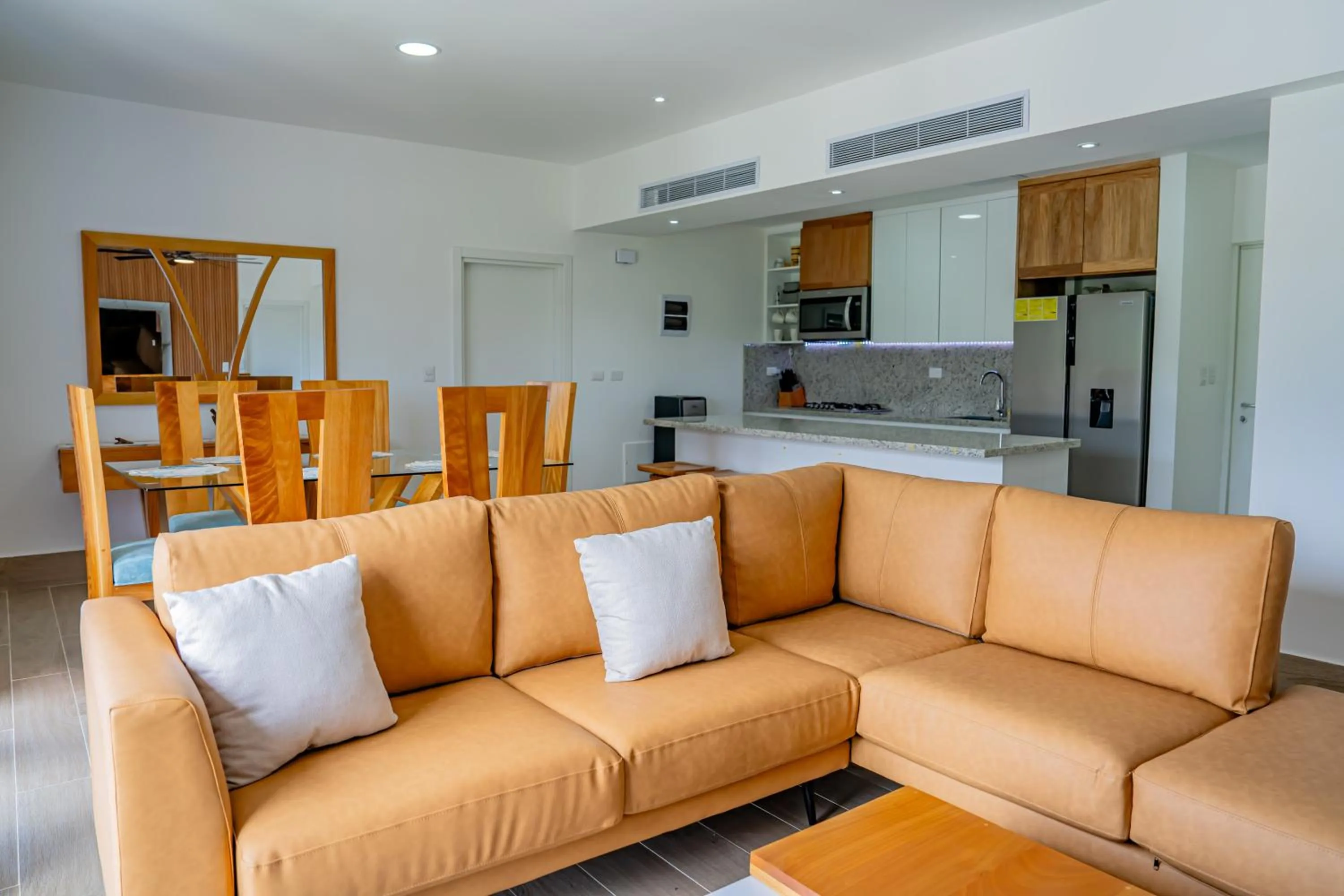 Living room in Xeliter Green One Playa Dorada