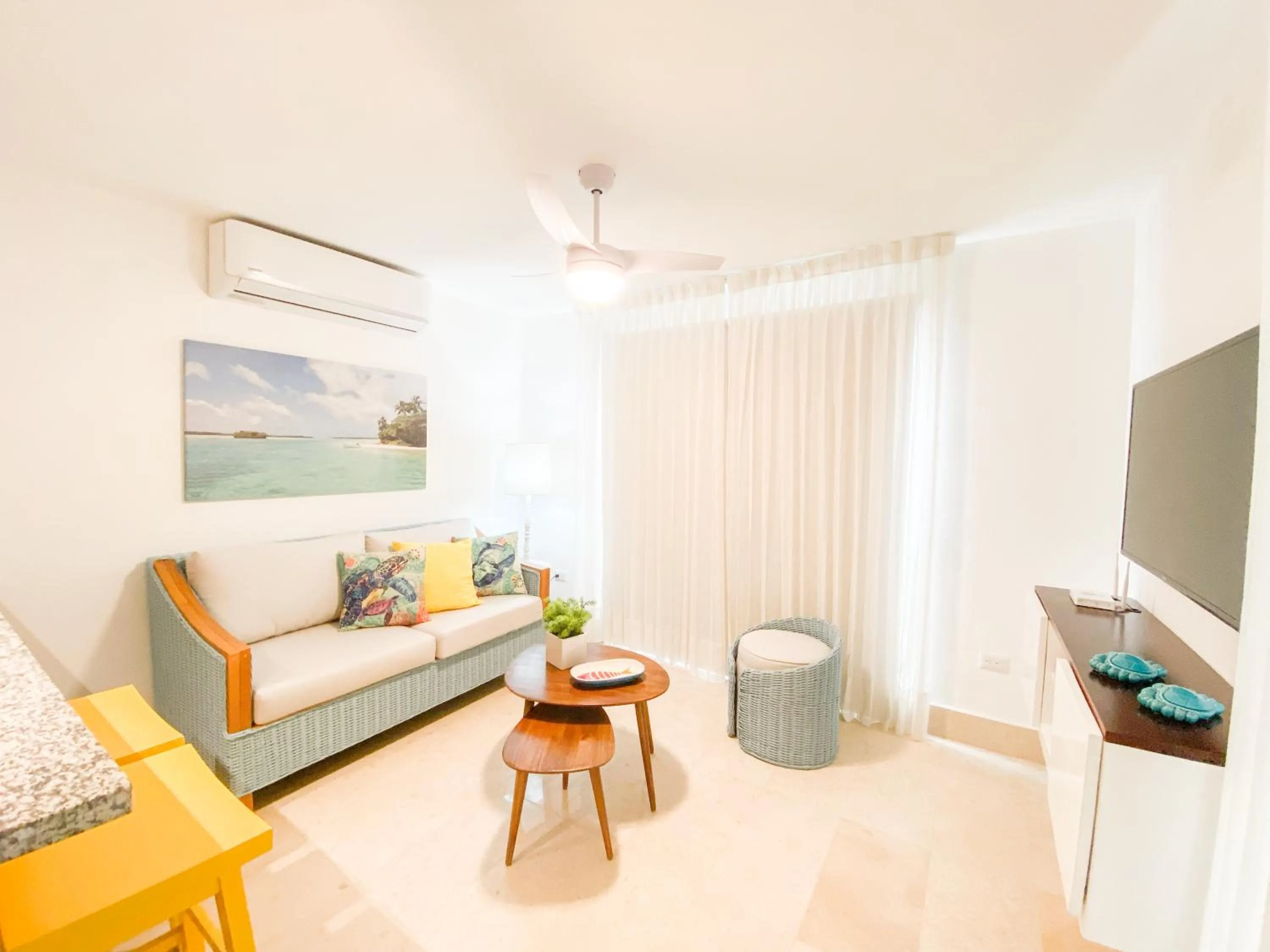 Living room in Xeliter Green One Playa Dorada