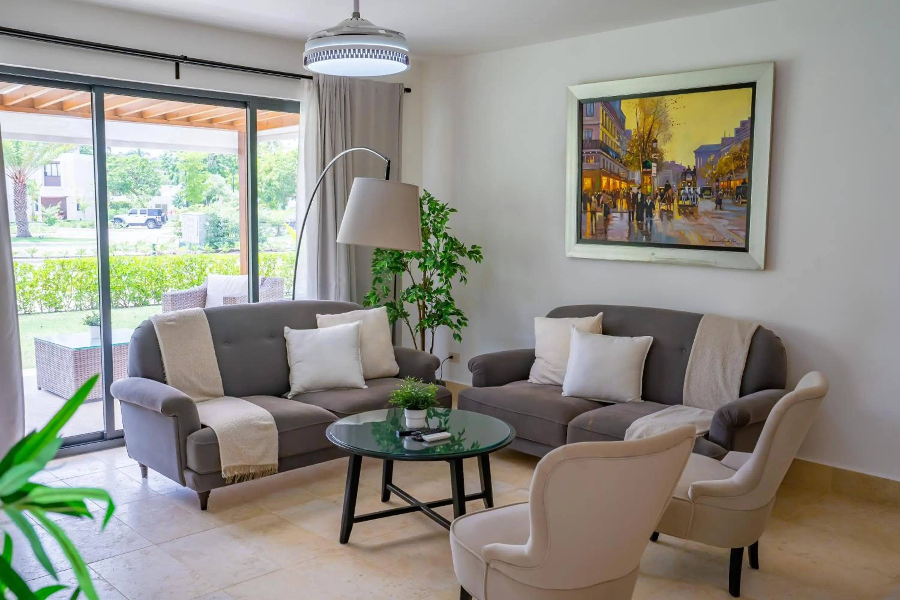 Living room in Xeliter Green One Playa Dorada