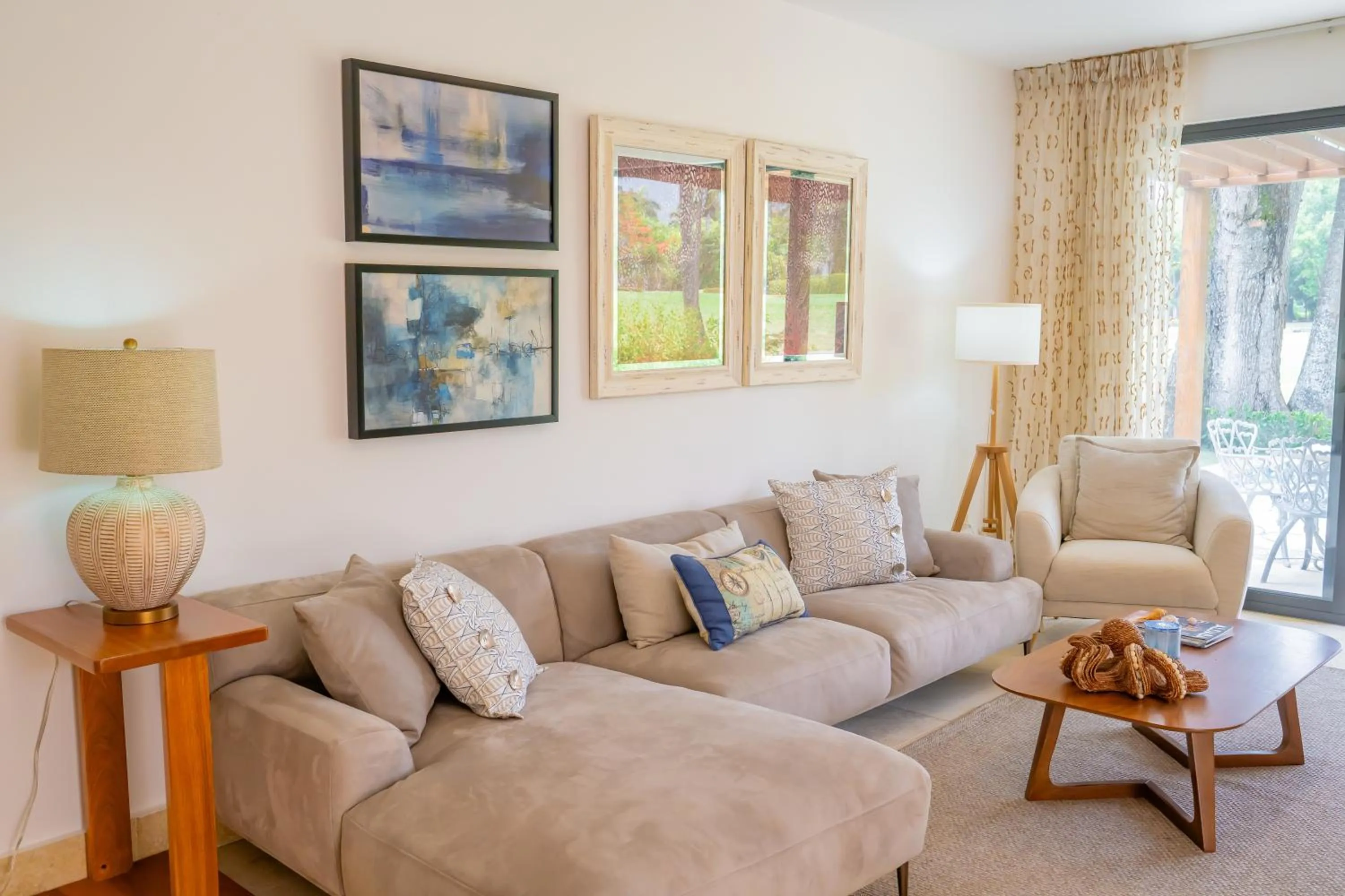 Living room in Xeliter Green One Playa Dorada