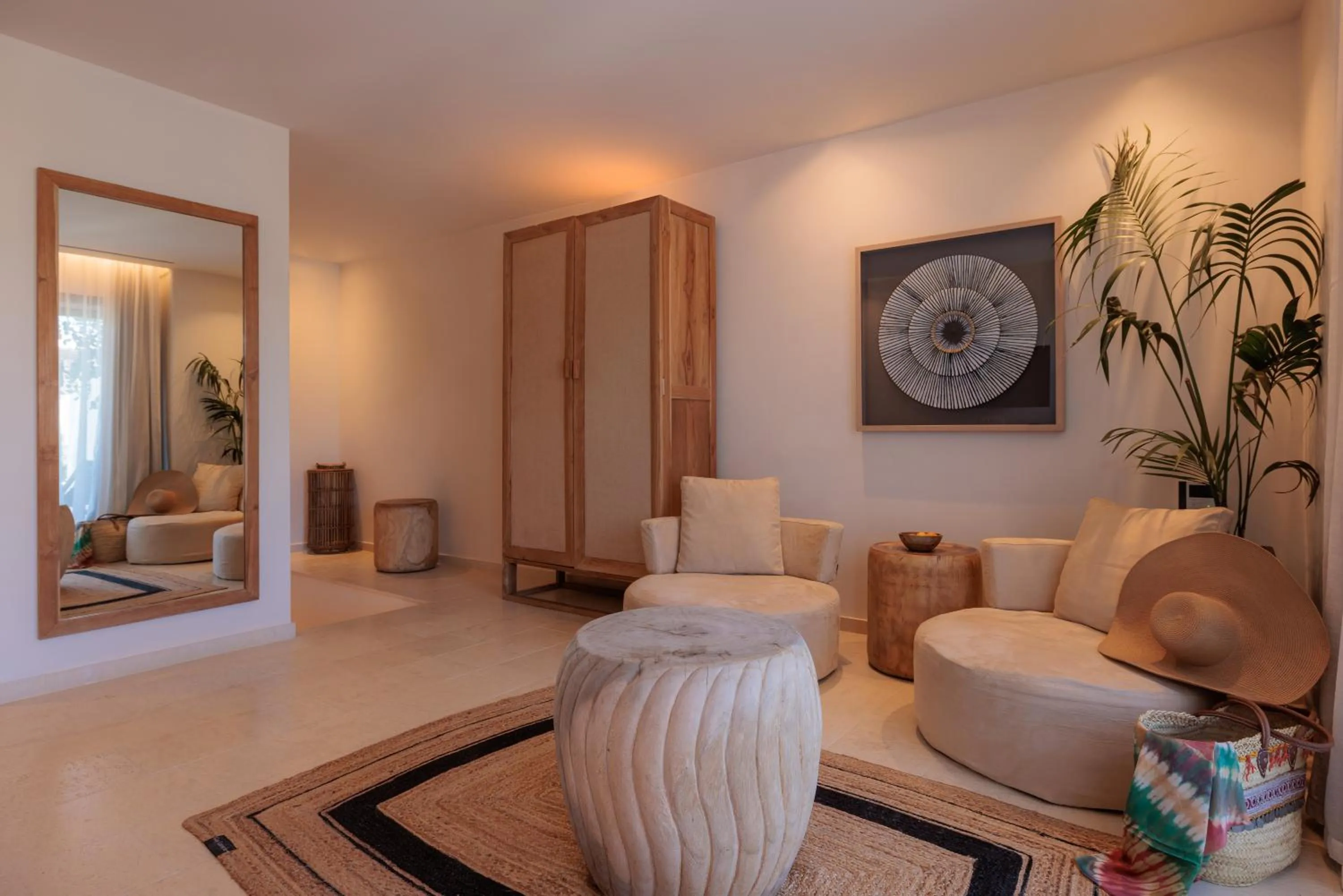 Seating area in Asty Mykonos Hotel & Spa - World of One Hotel Group