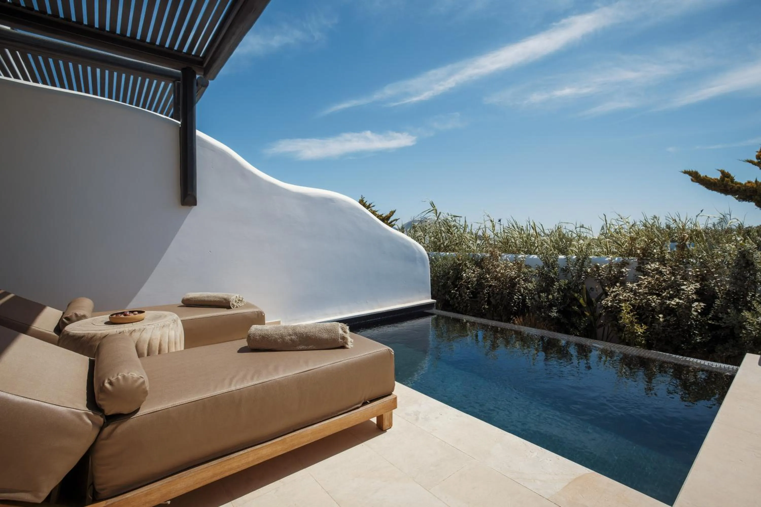 Patio in Asty Mykonos Hotel & Spa - World of One Hotel Group