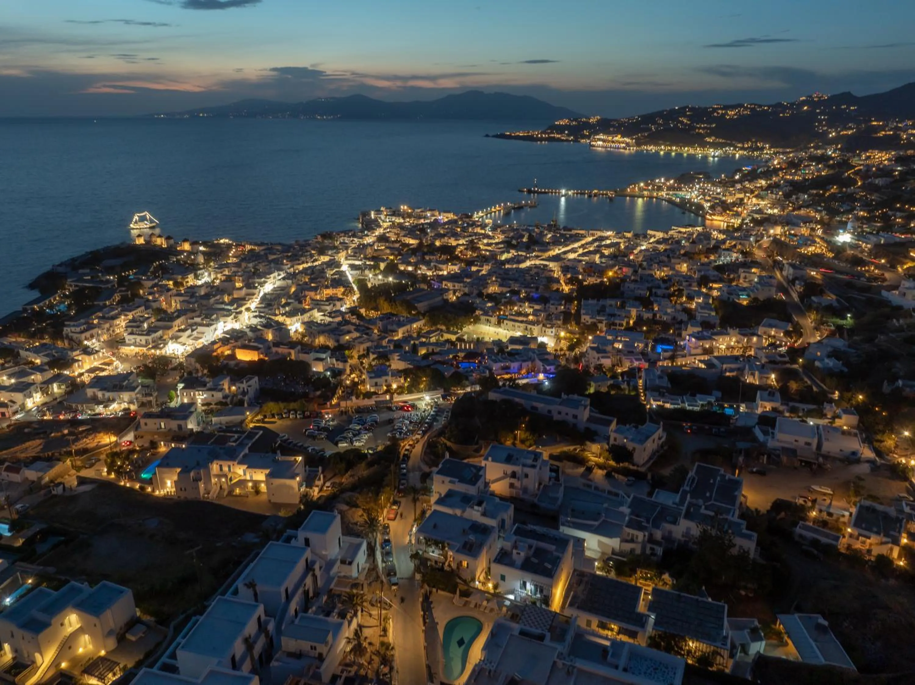 Bird's eye view in Asty Mykonos Hotel & Spa - World of One Hotel Group