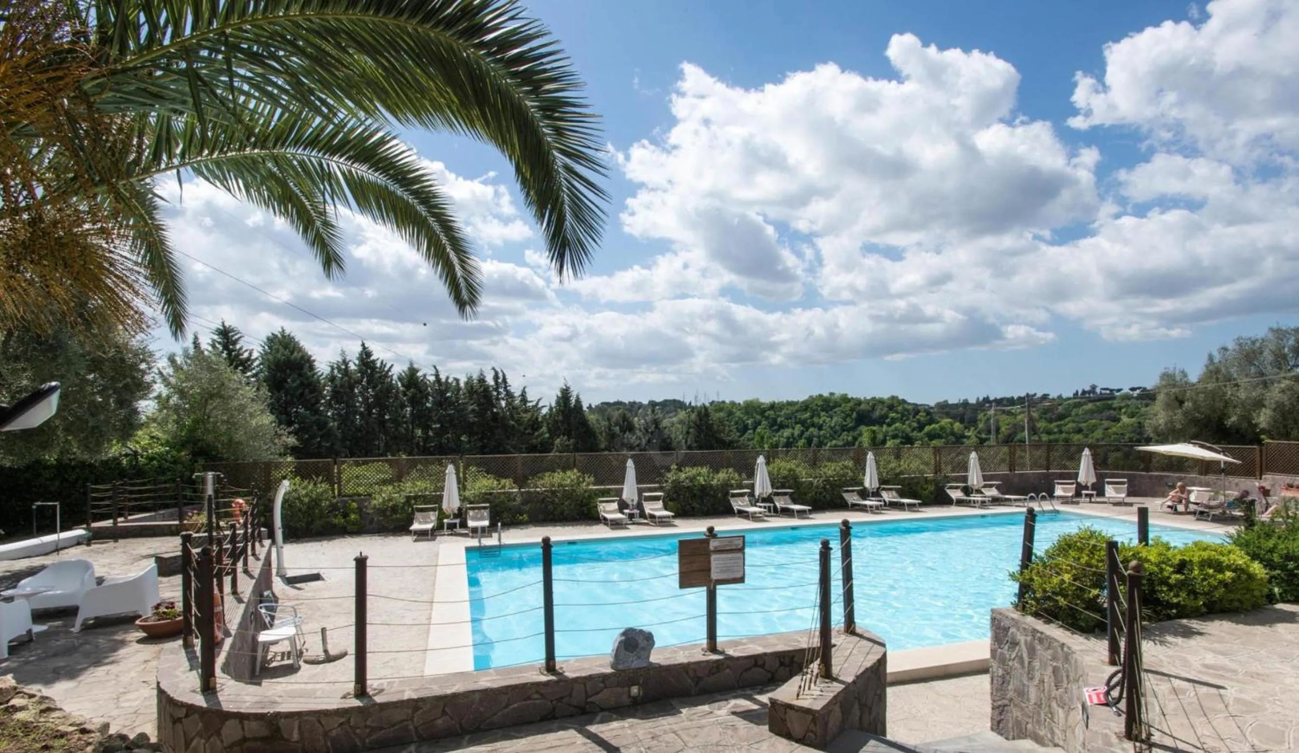 Swimming pool in Happy Village & Camping