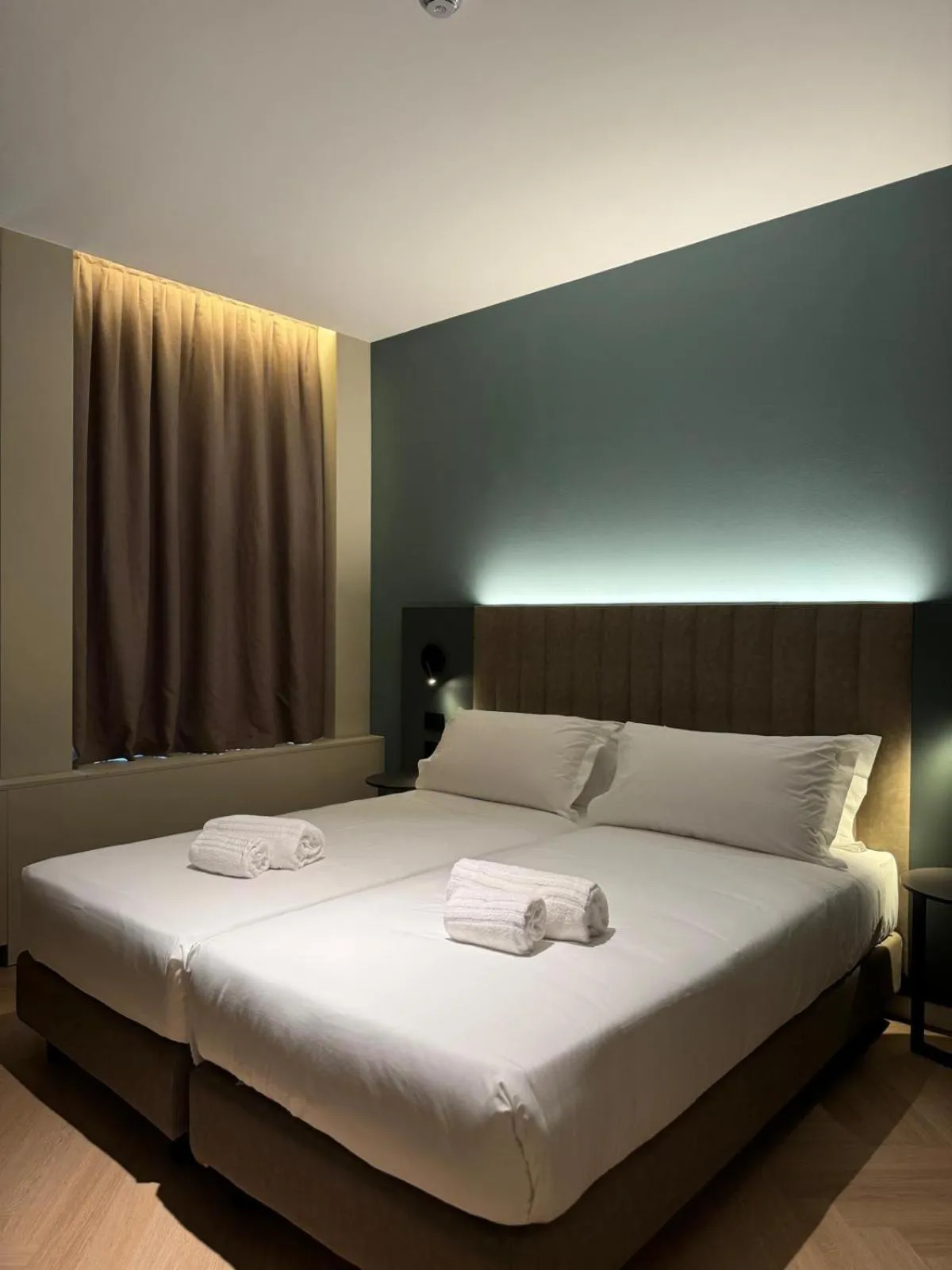 Bed in Hotel Vitruvio