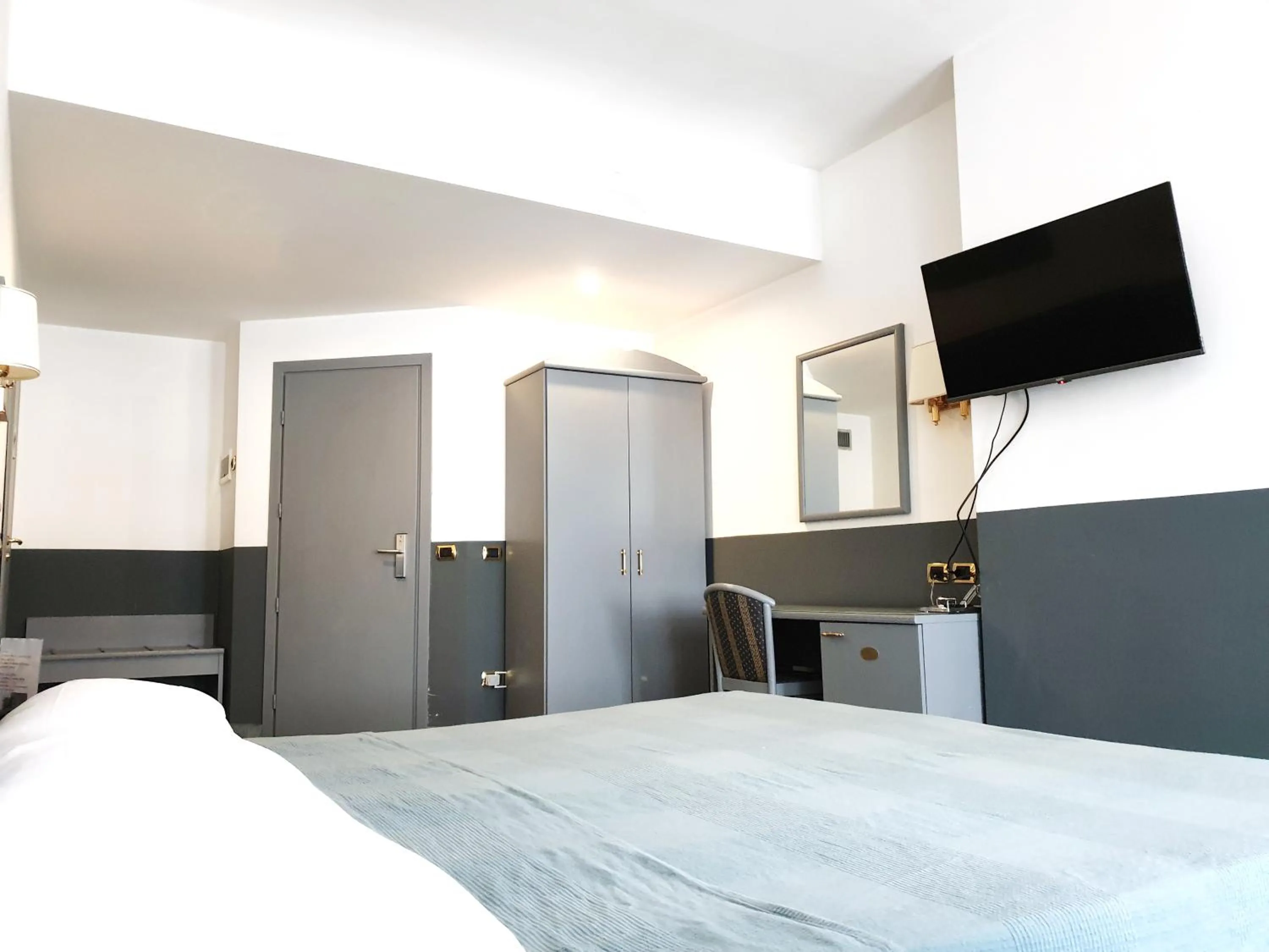 Bed in Hotel Vitruvio