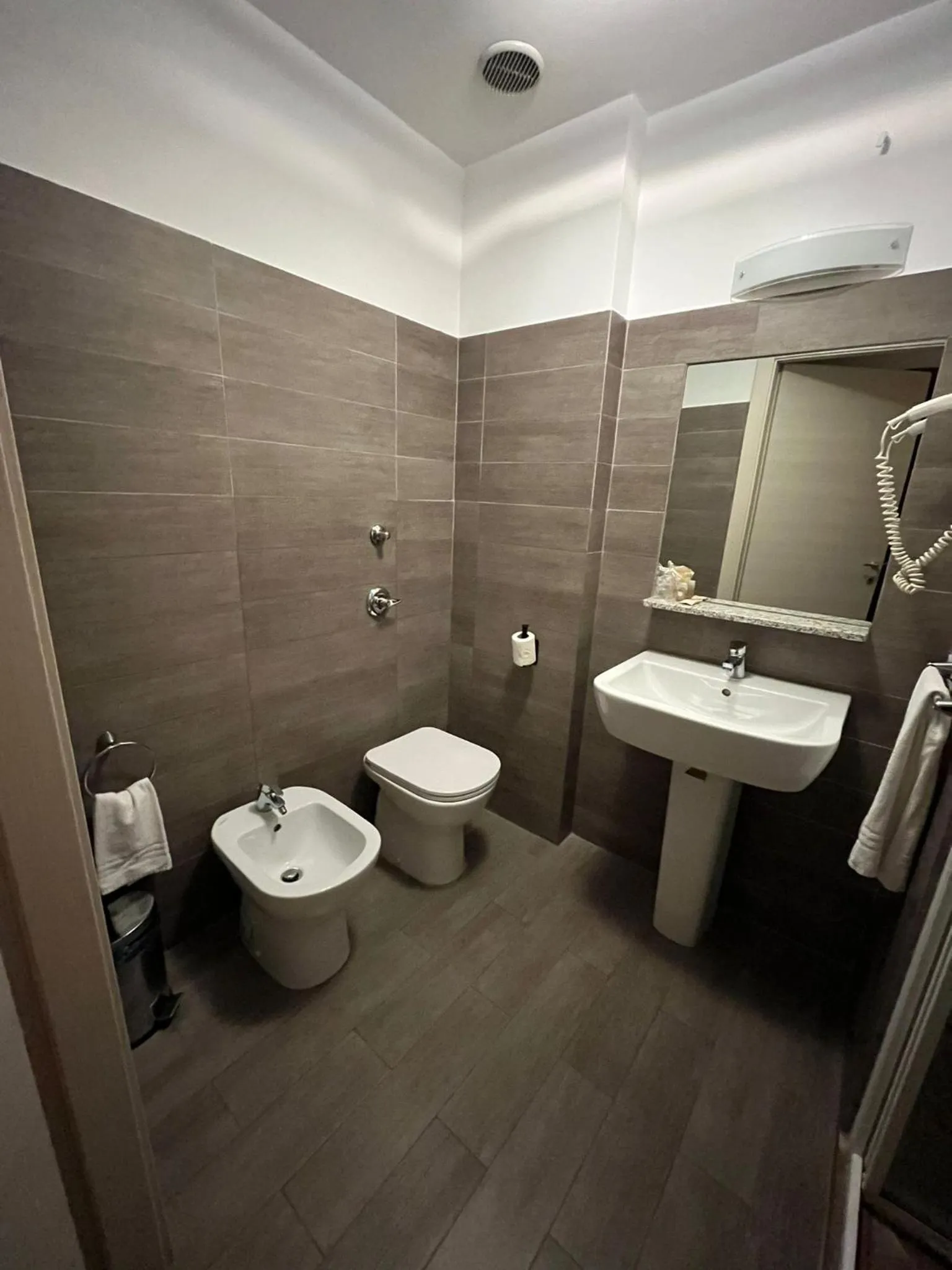 Bathroom in Hotel Vitruvio