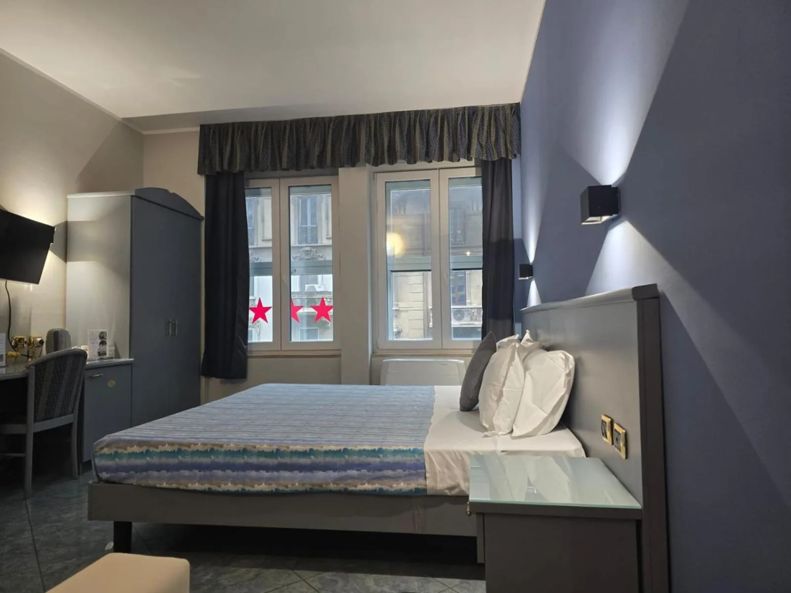 Bedroom, Bed in Hotel Vitruvio