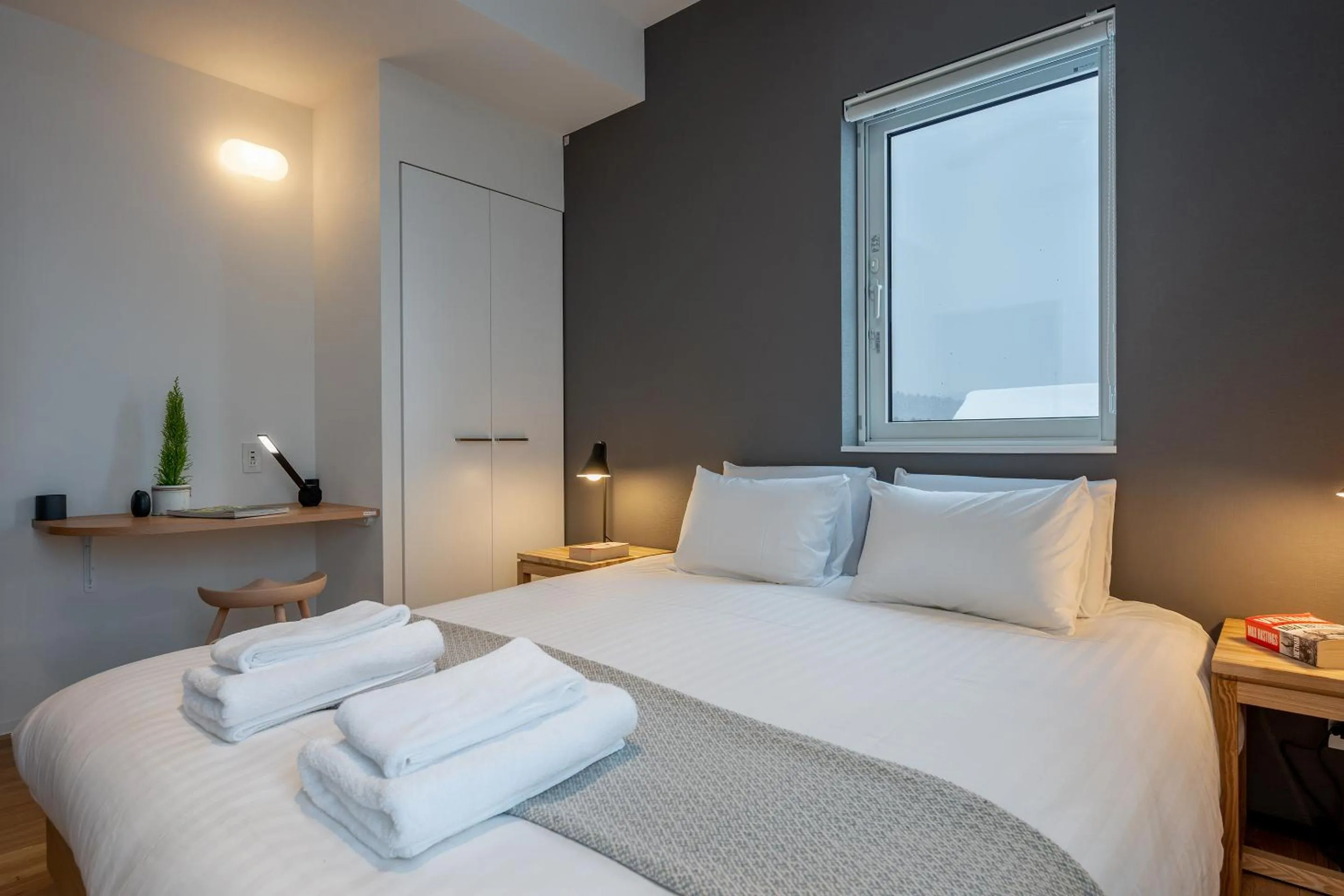 Bedroom, Bed in Kaku Place by H2 Life