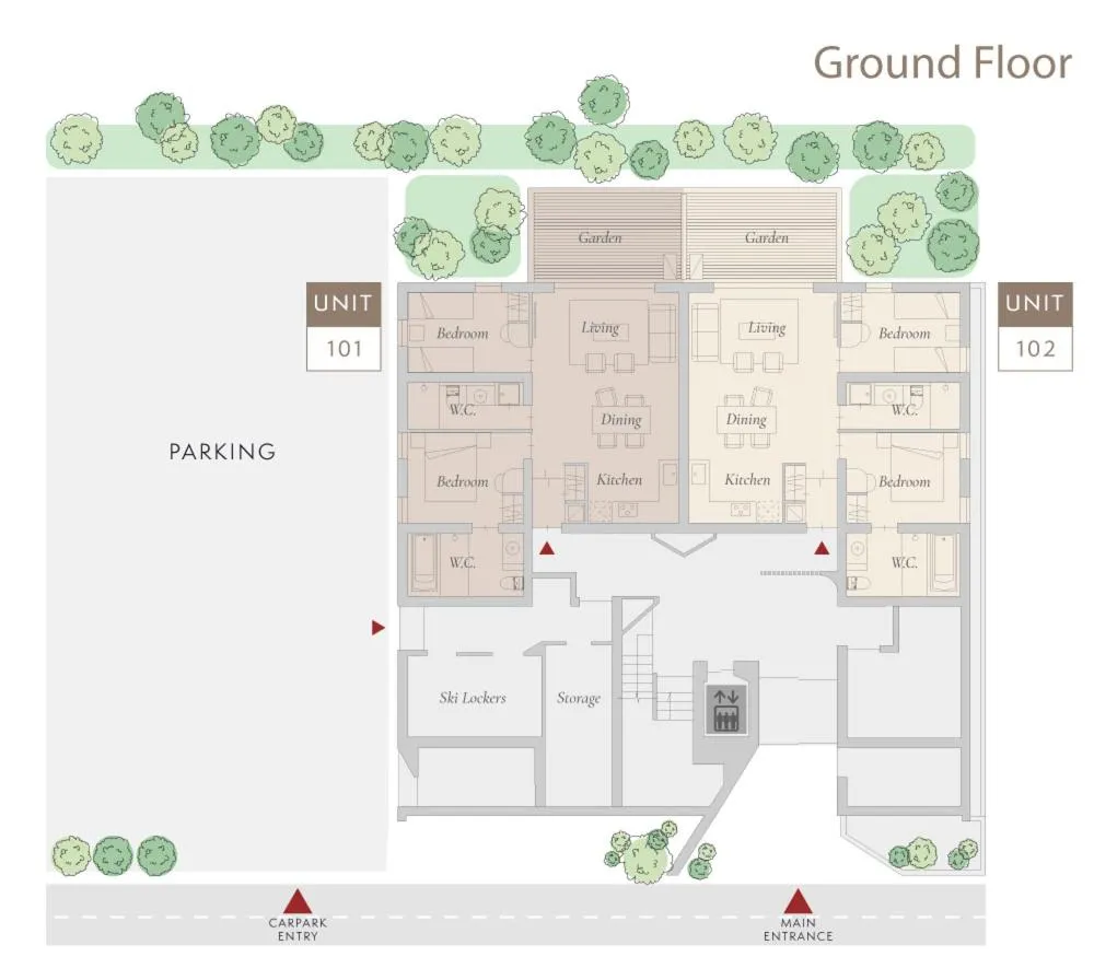 Floor plan in Kaku Place by H2 Life