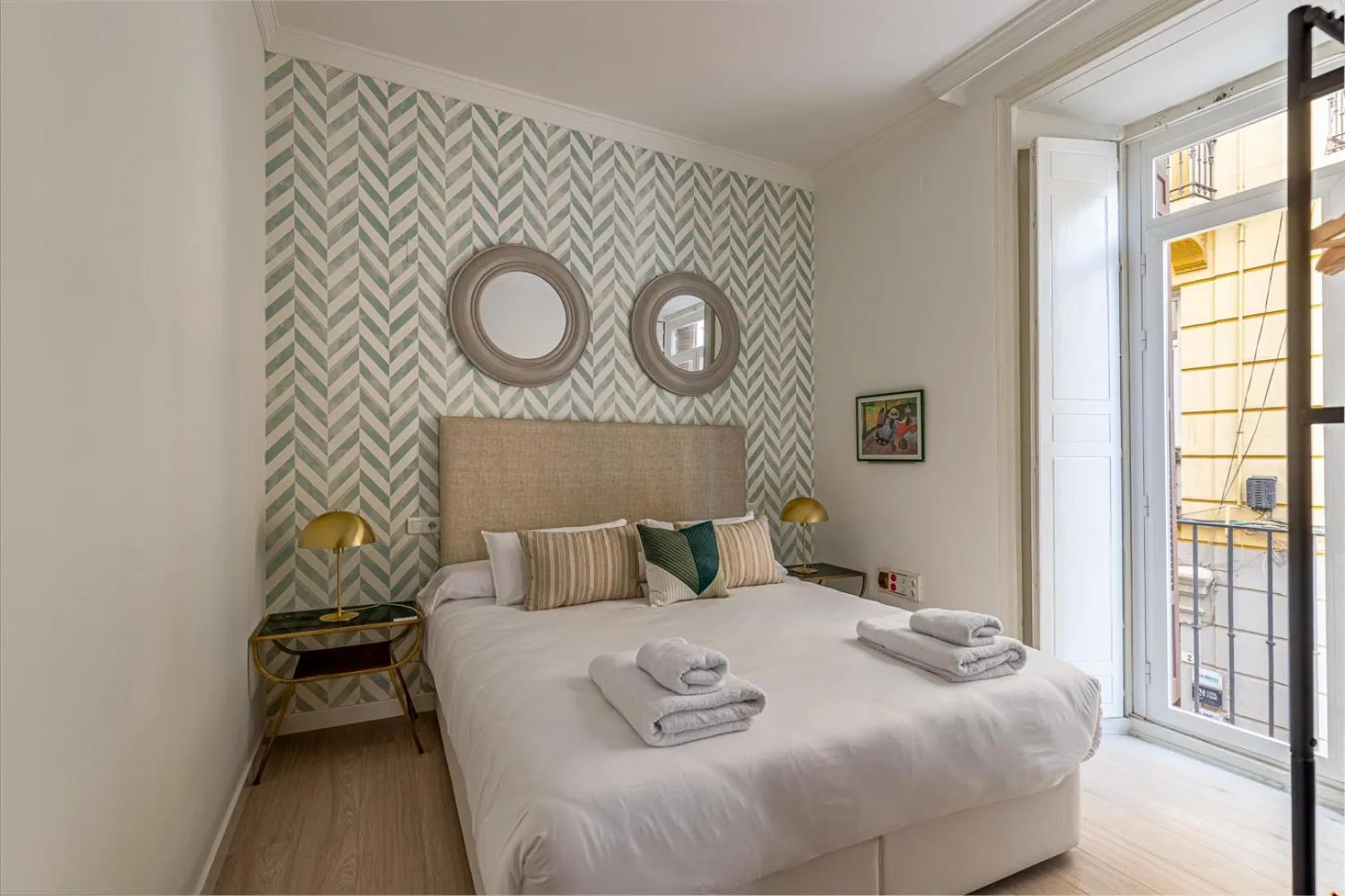 Bedroom, Bed in Thyssen Boutique Apartments by Caleta Homes