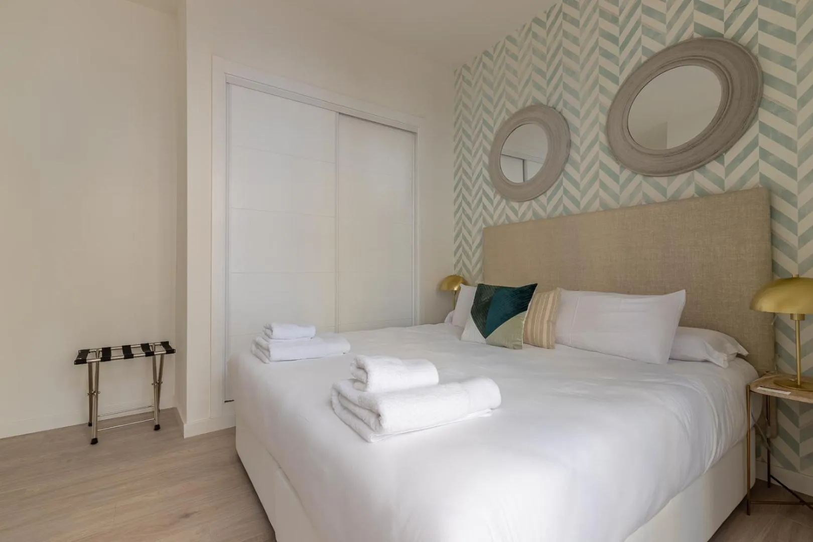 Bedroom, Bed in Thyssen Boutique Apartments by Caleta Homes