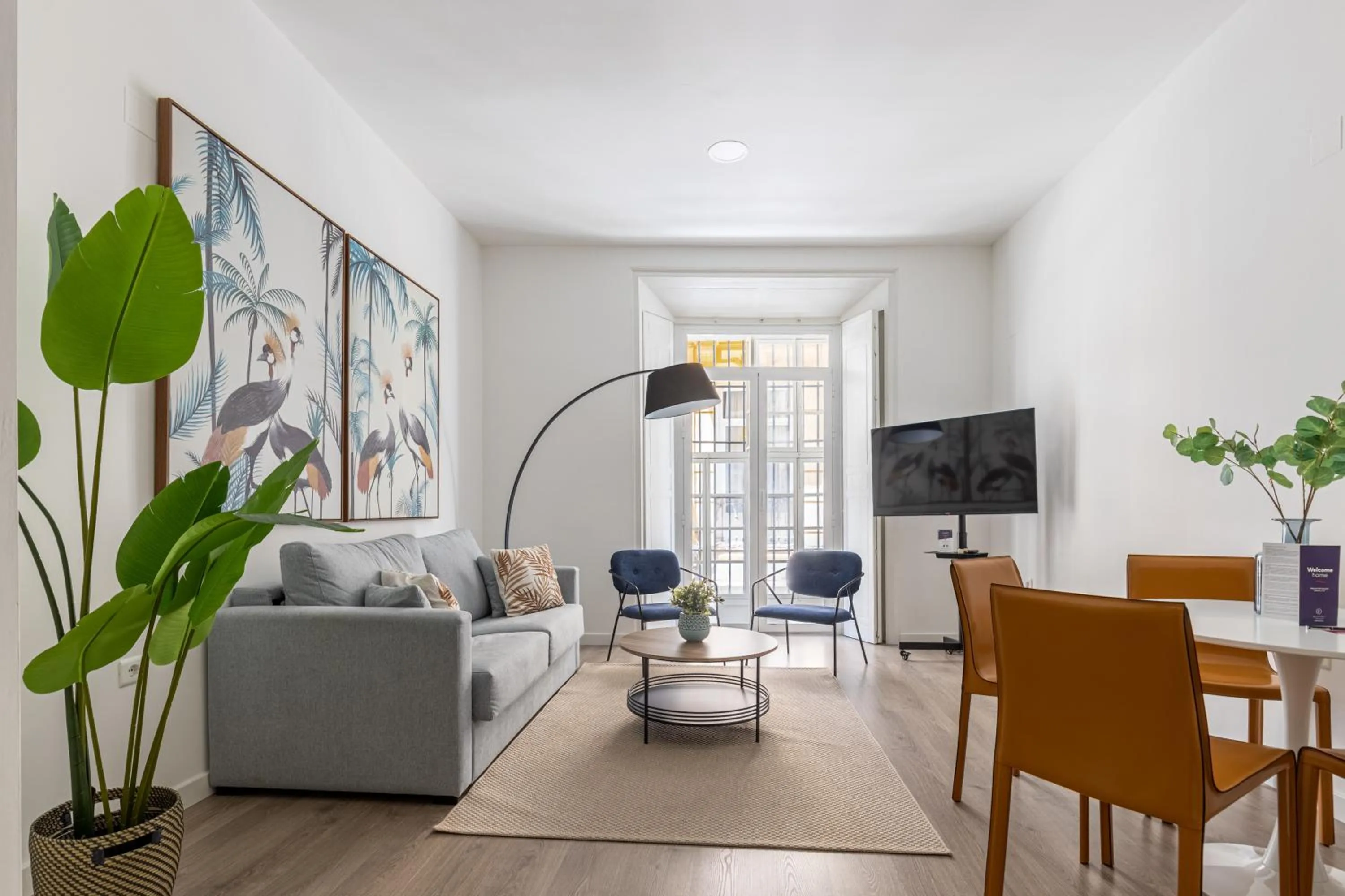 TV and multimedia in Thyssen Boutique Apartments by Caleta Homes