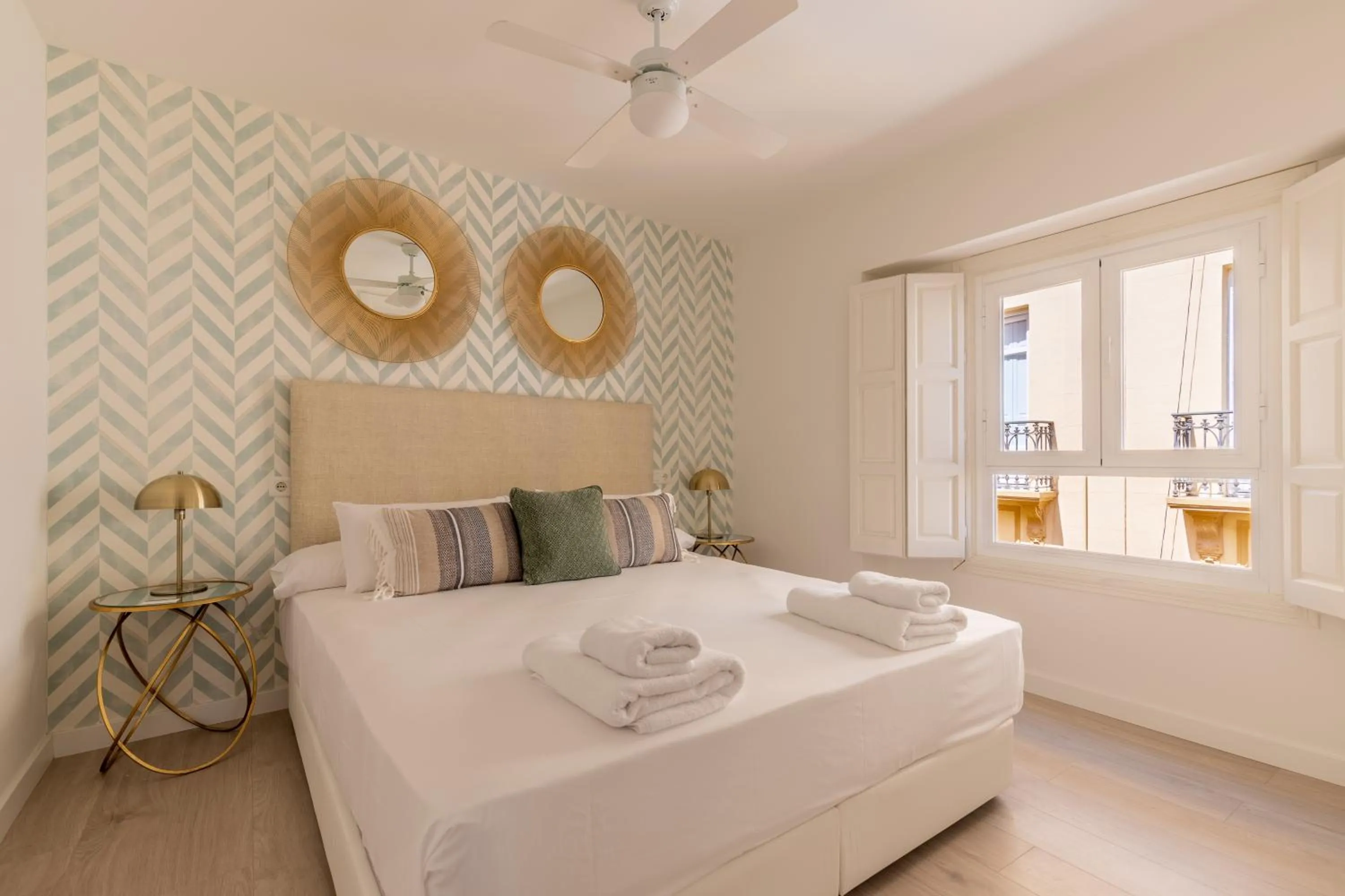 Bedroom, Bed in Thyssen Boutique Apartments by Caleta Homes