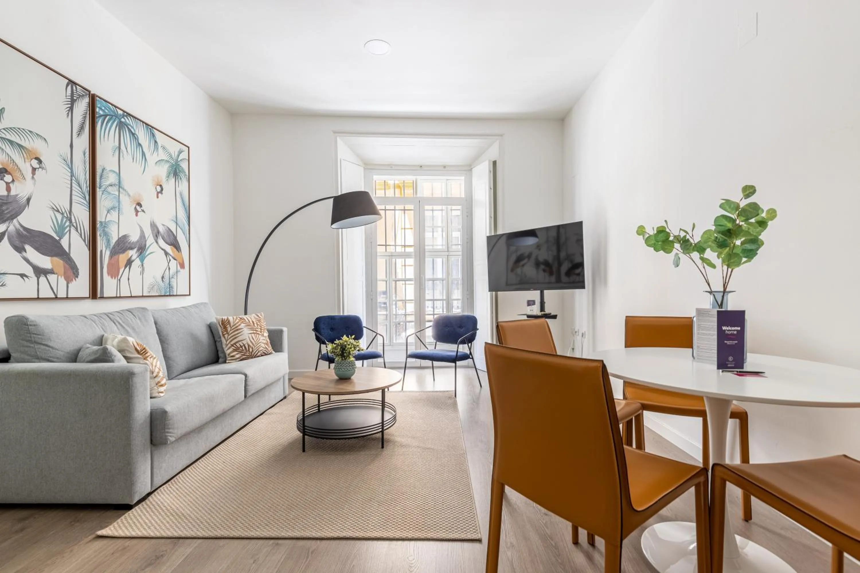 TV and multimedia in Thyssen Boutique Apartments by Caleta Homes