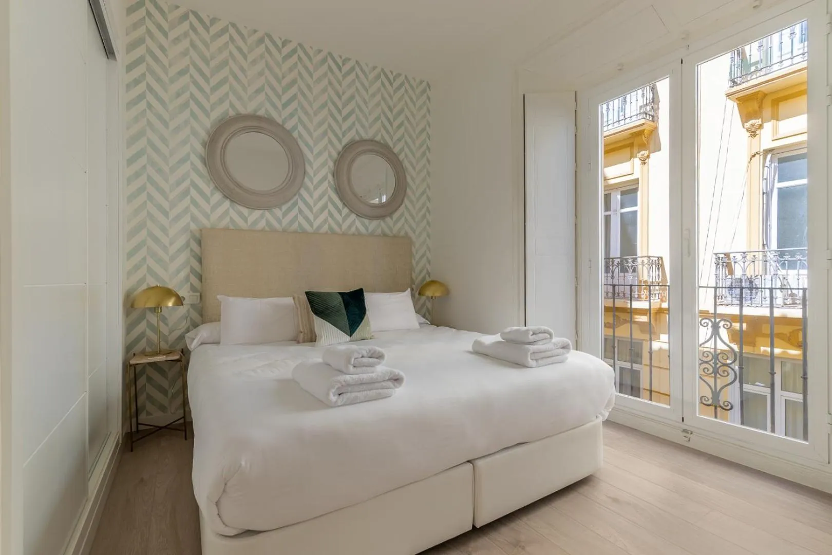 Bedroom, Bed in Thyssen Boutique Apartments by Caleta Homes