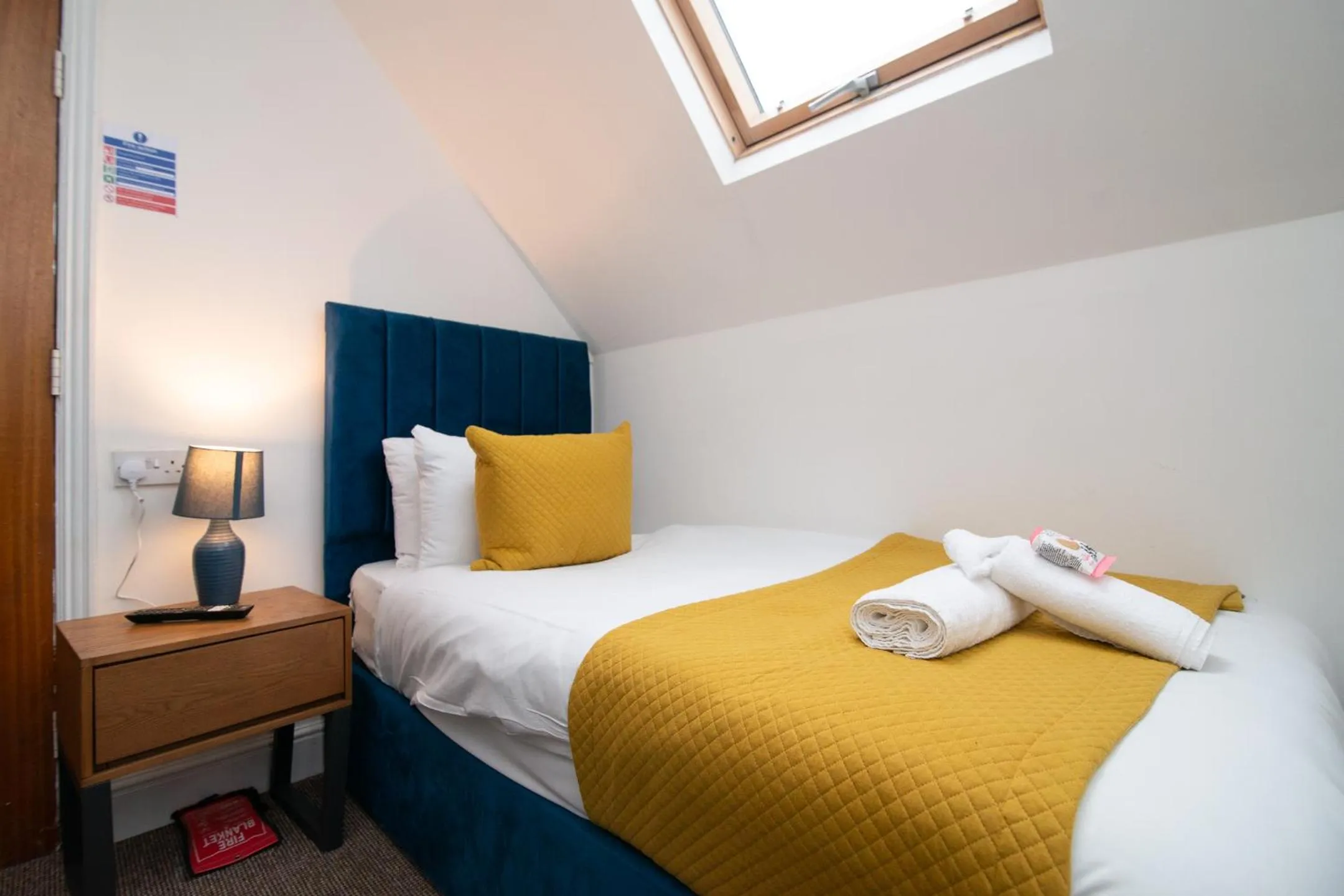 Bed in The Linden Leaf Rooms