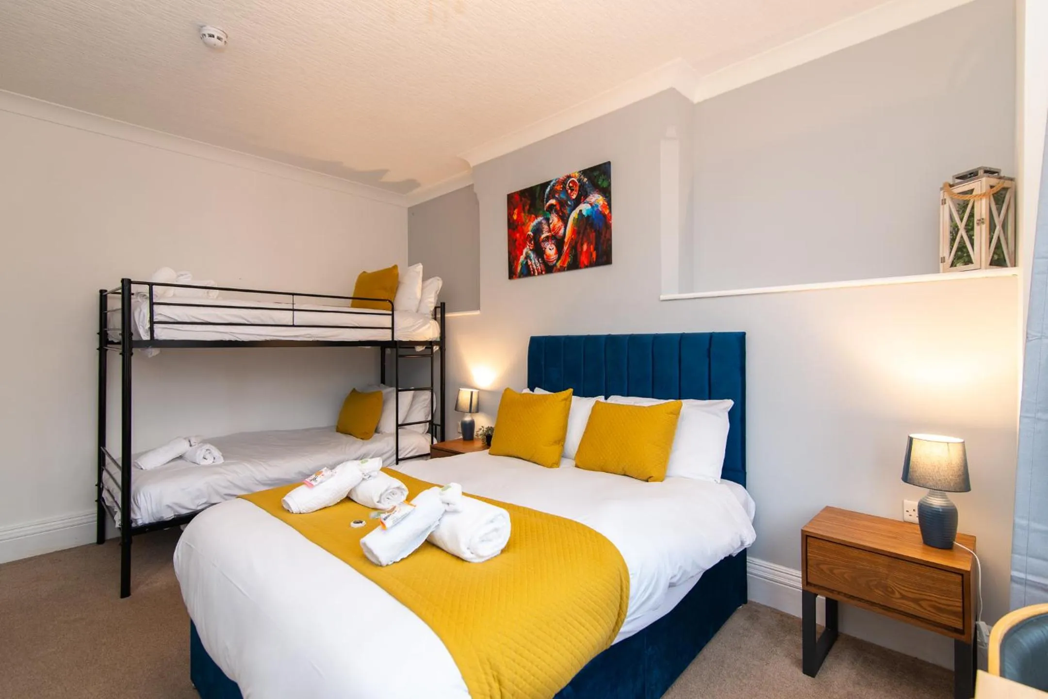 Bed in The Linden Leaf Rooms