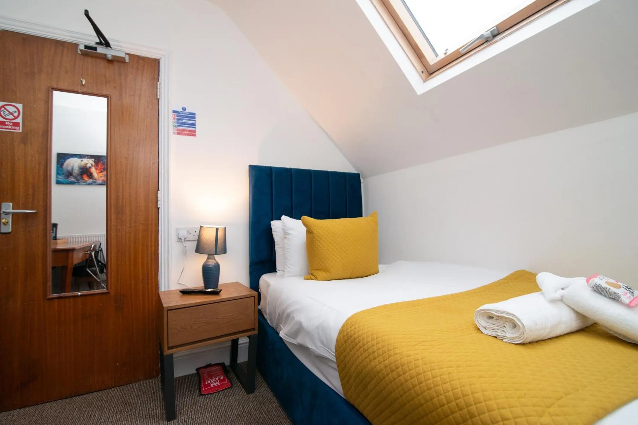 Bed in The Linden Leaf Rooms