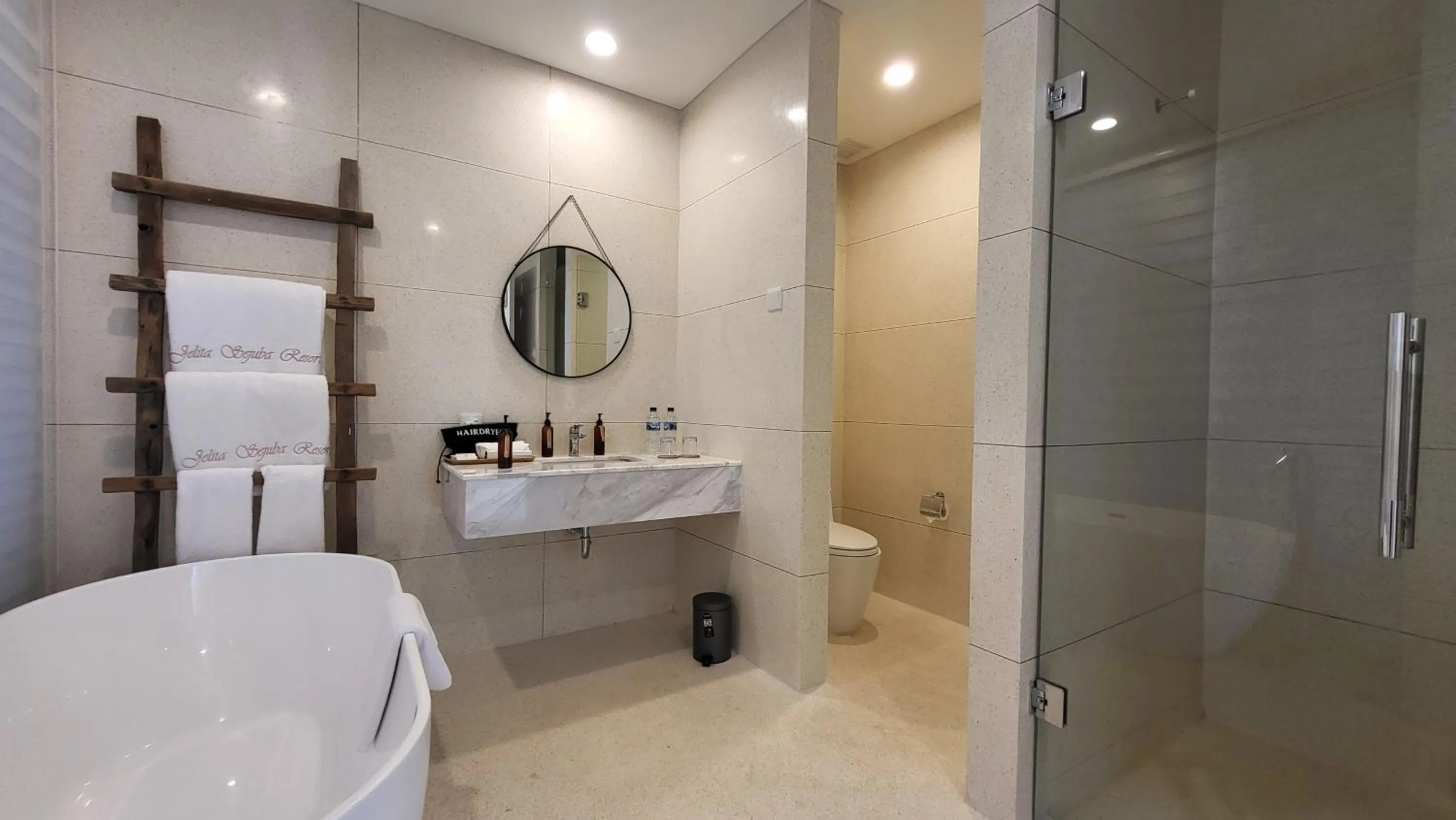 Bathroom in Adiwana Jelita Sejuba Natuna