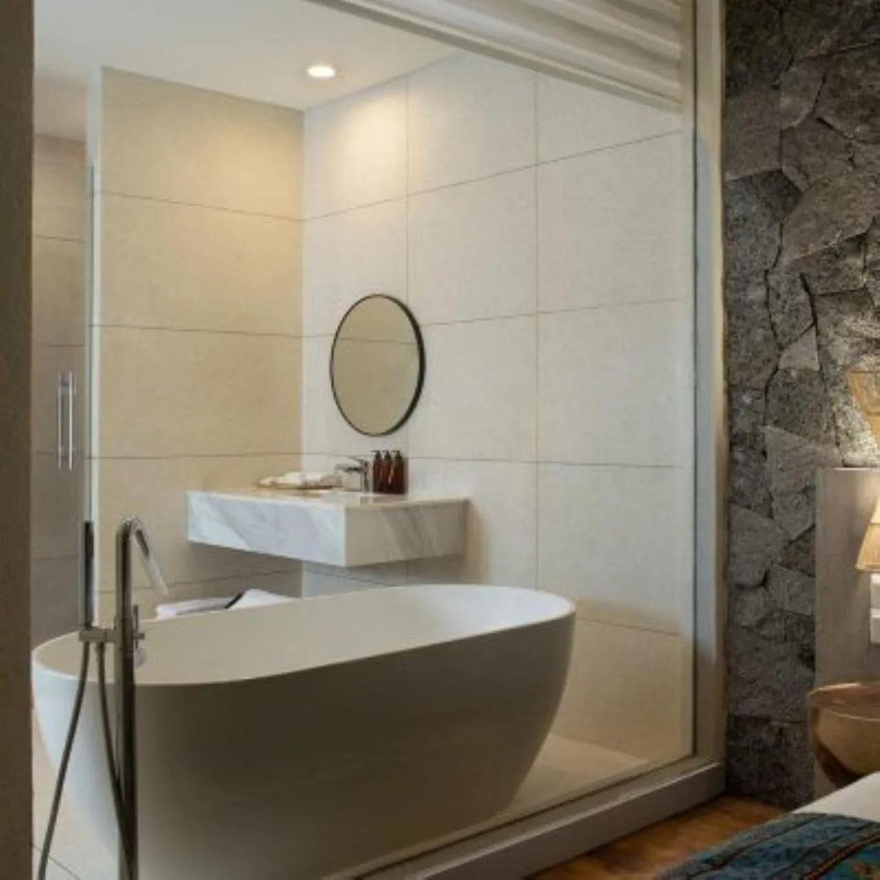 Bath in Adiwana Jelita Sejuba Natuna