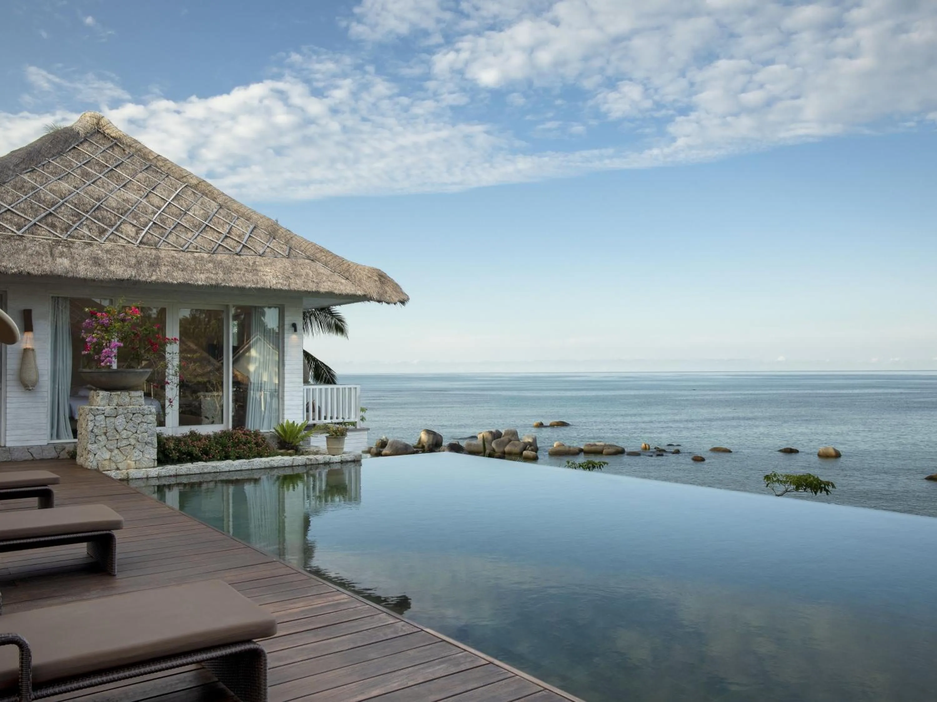 Swimming pool in Adiwana Jelita Sejuba Natuna