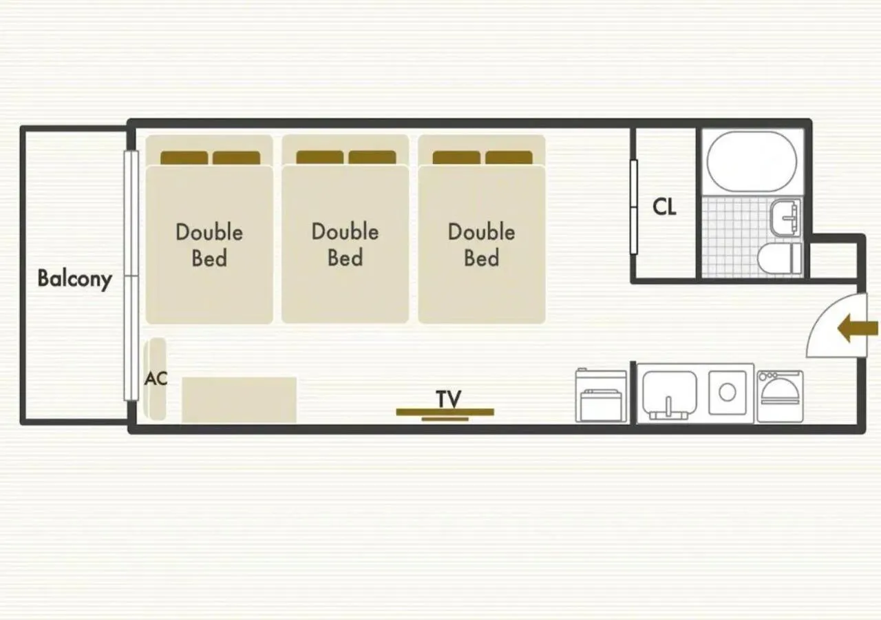 Floor plan in Arkadia ef