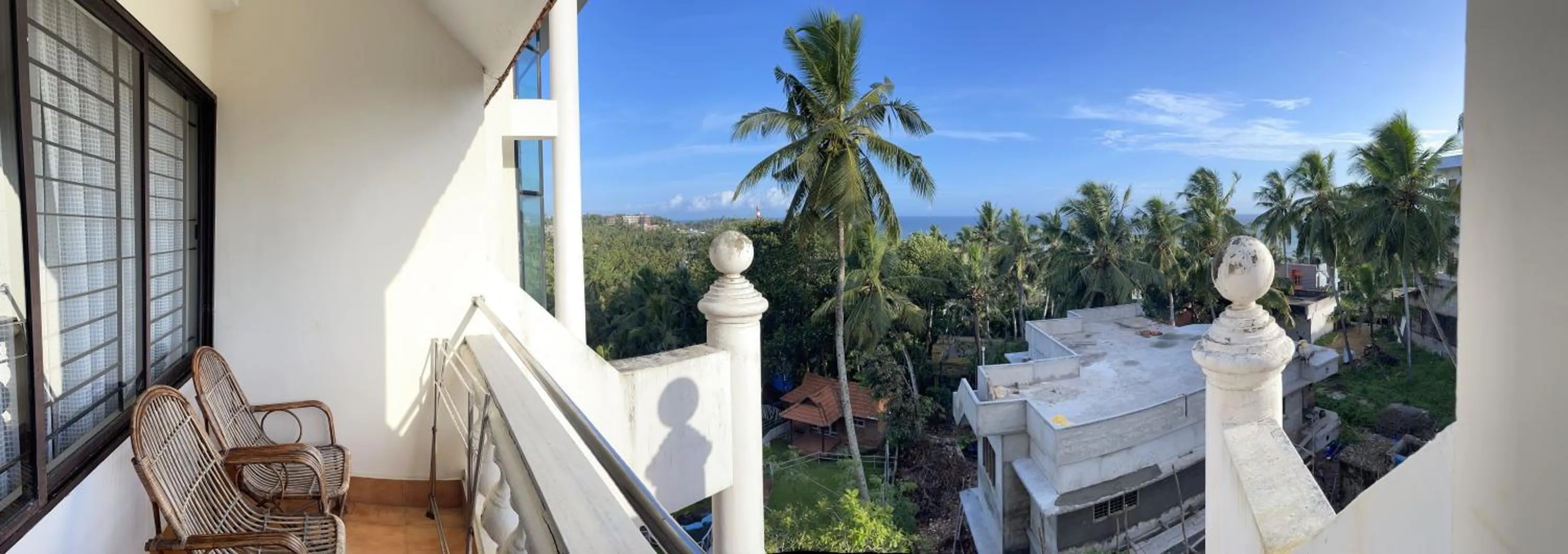 Balcony/Terrace in Swagath Holiday Resort