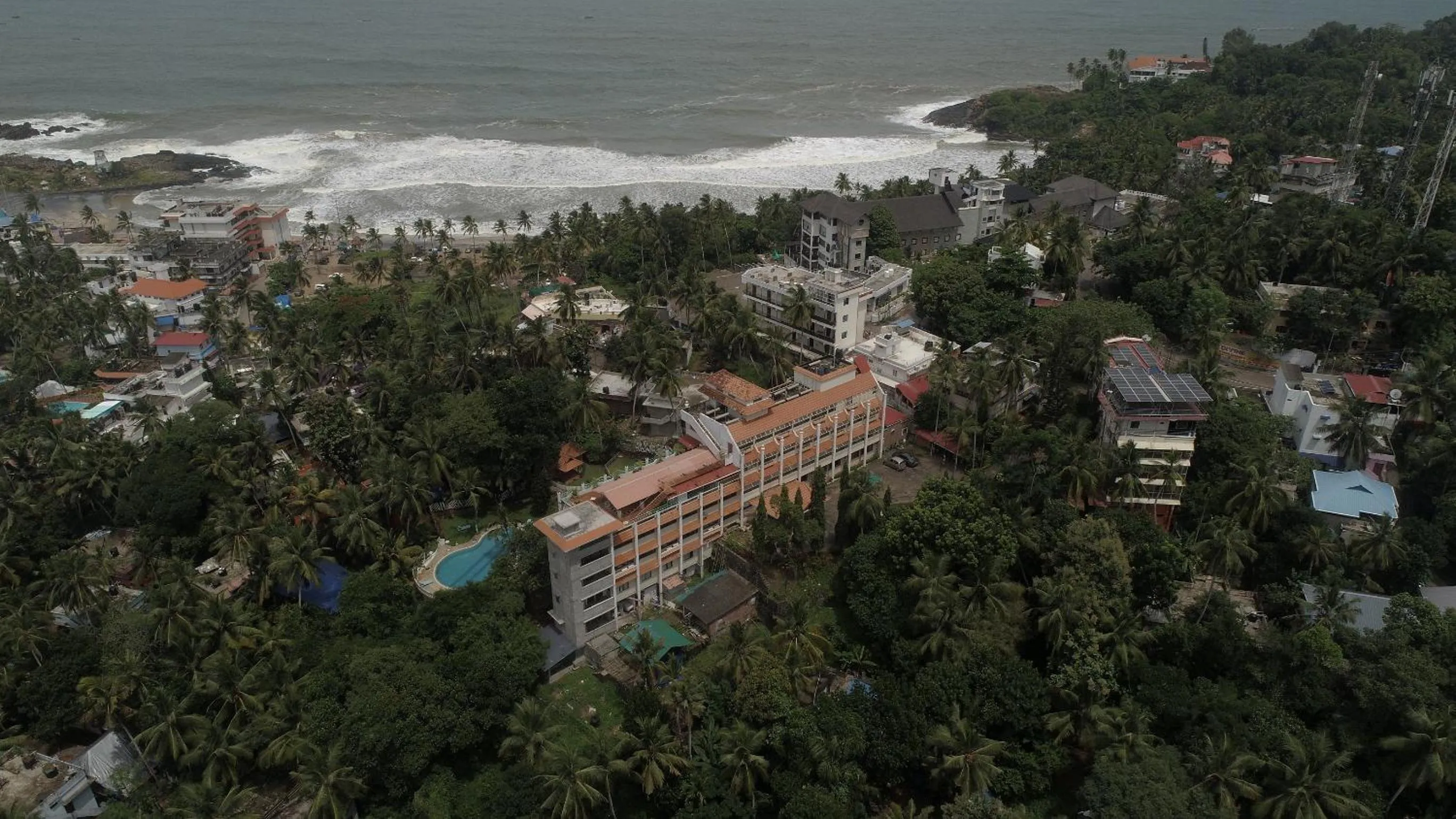 Property building in Swagath Holiday Resort