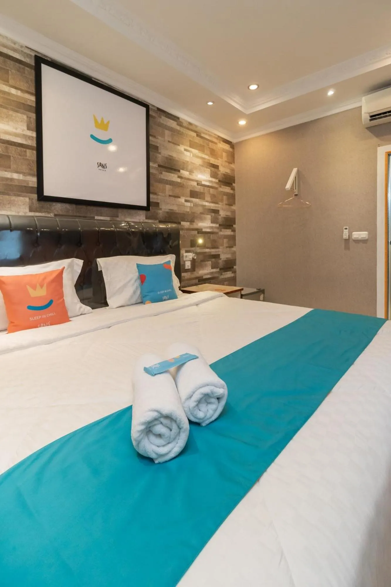 Bedroom, Bed in Sans Hotel Beauty Palembang