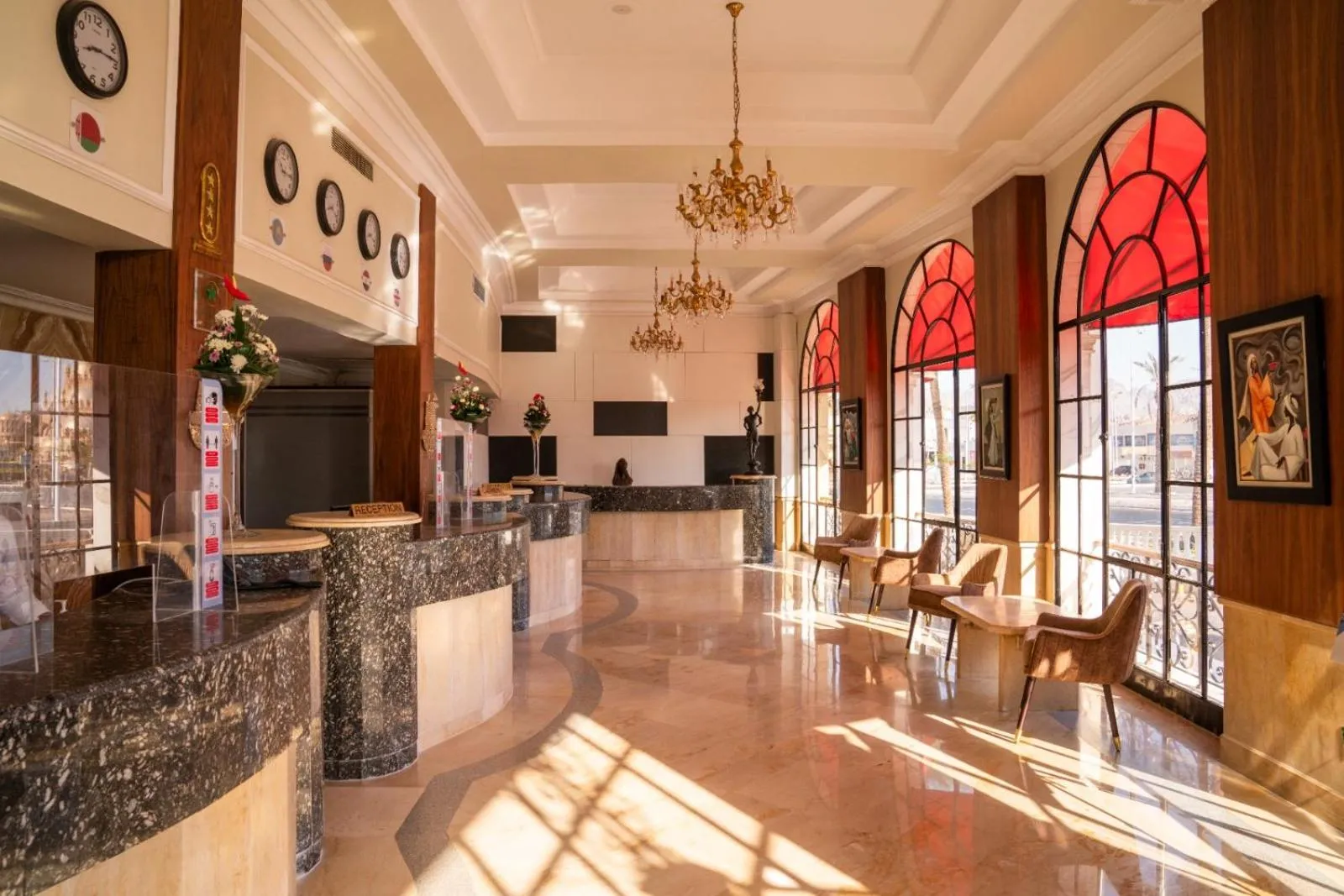 Property building in Seti Sharm Palm Beach Resort Families and couples only